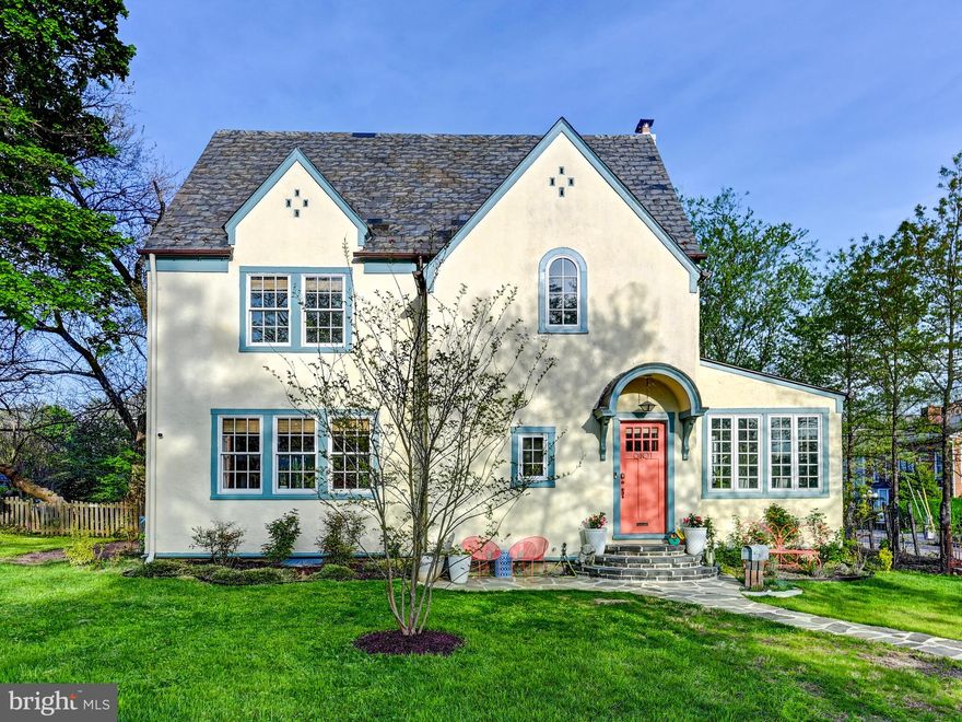 Welcome to 6101 Blackburn Road!  ***BRAND NEW CENTRAL AC & HOT WATER HEATER JUST INSTALLED Along with other maintenance items completed for Buyer peace-of-mind*** Back on the market just in time for summer, and more beautiful than ever, this stately Tudor style home located in the heart of the Cedarcroft neighborhood is sure to please the most discerning of buyer.  Enjoy 3 Finished Levels above grade with 5 Bedrooms - all offering plenty of space.  Very well maintained and 100% Move-In Ready. Natural light fills this home on all 3 levels thanks to the numerous windows throughout each room that have all been replaced with modern dual-pane “Pella” brand windows. As you walk up to the home from the front sidewalk you will notice the lovely flagstone path and paver front steps (just recently finished) that lead you to the covered front entrance. Enter the home and you are greeted by the Foyer, a Half-Bathroom on the left with extra storage and your grand Formal Living Room that has a brand new electric insert in the faux fireplace.  Just off of the Living Room is the bright and cheery Sunroom - a very nice addition to the main level living space.  Wander through to the Large Formal Dining Room - a perfect place to host holiday gatherings - with the adjacent Kitchen off to the right.  You are sure to fall in love with the ample storage in your remodeled Kitchen thanks to the modern cabinets with high-end European hinges.  The current owner recently replaced the gas range and microwave - both with high-end brands.  The refrigerator and dishwasher are only a couple years old as well. There is a very nice (retractable) Breakfast Bar opposite of the center Kitchen counter thanks to the custom floor hatch with gas shock hinges that opens and closes effortlessly to access the basement. The partially finished basement offers additional living space, newer LVP flooring and a refreshed Half Bathroom along with plenty of storage on the unfinished side. Head to the upper floors, admire the beautiful historic staircase and custom venetian plaster walls along the way, and unwind from the day thanks to the ample sized 5 Bedrooms and 2 custom Bathrooms.  The 2nd Floor features 3 Large Bedrooms, one of them being a nice sized Primary Bedroom and 1 Full Bathroom.  The 3rd Floor offers 2 additional Bedrooms and another Full Bathroom + bonus nook in the eaves perfect for storage or a small child’s hang-out space.  In the 2nd largest Bedroom, located on the 2nd, Level is a closet that has been covered from a half bathroom to stacked laundry.  This space can be used as laundry or converted back to a half bathroom or simply a closet.  Additional laundry hook-ups are found in the basement, as well.  During the warm months you will absolutely enjoy your large Fenced-In Rear Yard with flagstone Patio & walk-way, lush gardens and greenery along with plenty of room for your 2 & 4 legged friends! The Detached Garage is currently set up as a large workshop with a loft for additional storage on the 2nd floor yet the garage could easily be converted back to accommodate 2 cars.  Plenty of additional parking is found on the driveway as well as the gravel parking pad in front of the home.  Warm radiant heat fills the home in the winter thanks to the gas-fired boiler and during the summer months, you will relax comfortably thanks to the dual zone central AC units.  The Cedarcroft neighborhood is a tree-lined neighborhood with many historic and classic styled homes all with a big sense of community.  Perfect for walking or biking thanks to the many sidewalks throughout.  Location is prime North Baltimore City just 10 minutes from Towson and I-695, walk to Belvedere Square and just 15 minutes from Downtown Baltimore.  Don't forget to apply for the homestead tax credit after you move in and save a few hundred dollars on your annual taxes.  Will you be the next lucky owner to call 6101 Blackburn home?  Don't miss out on this opportunity.  Schedule a showing today!