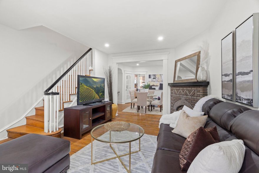 Welcome to 325 Huntley Rd - this charming home has been recently refreshed and is ready for it's next owner. Upon entering the front door you'll find a bright and airy, open layout that is welcoming with plenty of room for anyone to enjoy. You'll also notice the character in this home with the beautiful original wood floors and quaint details throughout. This home has 3 bedrooms located on the upstairs level of the home with the 4th located in the basement level. This large 4th bedroom could also be a great bonus room or office. You'll notice each of the bedrooms is spacious and each offers plenty of storage. The primary/ front bedroom boasts 3 deep closets for all of your storage needs. Location is also key as this home is closely located to schools (1 block from Bywood Elementary), shopping, and public transportation. You won't want to miss this home!