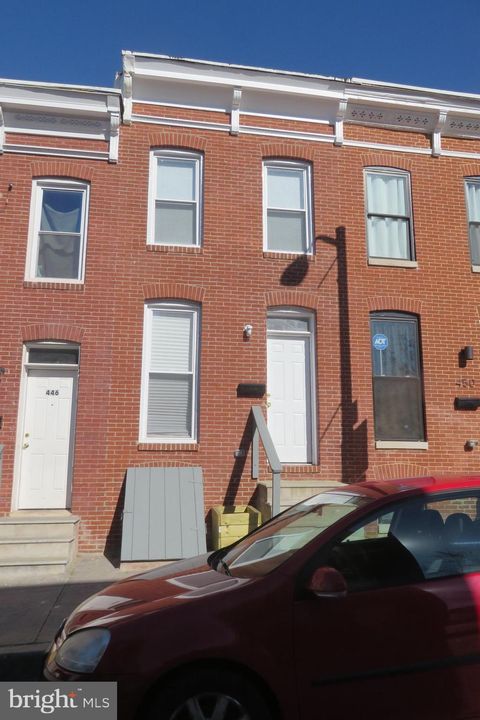Townhouse For Rent - 448 Pitman Place<br/> BALTIMORE, MD 21202