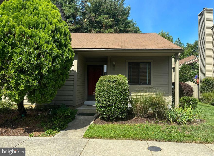 Just reduced in The Landings! Come and see this charming, freshly painted one level end unit with 2 bedrooms joined by a Jack and Jill bath.  Around the corner from the eat-in kitchen enjoy a  DR/LR combo with a cozy fireplace leading out to a large private, fenced-in rear patio area for relaxing and gardening.  Great location with easy access to downtown Annapolis, Rts. 50 and 97 via Aris T Allen Blvd.  Immediate occupancy, must have good credit. Contact listing agent for application. Pets case-by-case.