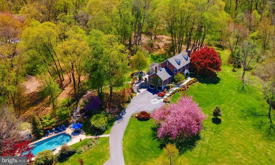 STUNNING Sanctuary on scenic South Valley, in excellent condition - the Difference is in the Details ! When Quality counts, & you want a Private Peaceful Paradise in Protected Radnor Hunt- yet mins. to Paoli Train, then this is the property - It's Marvelous Inside & OUT! Fabulous  Additions you want - Chef's Kitchen & Breakfast Rm, front to Back Sunroom, & Main Bedrm Suite!   Autostart whole house Generator, newer Certainteed Grand Manor dimensional roof & Anderson top of the line divided light windows, newer HVAC units, & even the Pool was renovated -refinished walls & new brick coping, newer heater & Polaris - it's all done, & connected to Public Sewer.  Chef's Kitchen is the heart of this home - it's easy  to entertain w/ gas cooktop, dbl. ovens, warming drawer, & handy Wetbar w/ fridge & ice machine.  Upgraded w/ radiant heat tile floor & gas FP w/ blt-in TV above it.  Custom "Quiet Close" Cabinets built for this Kitchen, w/pull out shelves, spice racks,  trash & dog food bins, even a dumb waiter.  Leathered Granite  perimeter counters &  granite island w/seats, all open to a spacious Breakfast Rm w/ room for table.  Glass Doors from KIT to spacious flagstone Patio bordered w/ stone wall that doubles for seats when needed - even a gas line for your grill- they thought of everything when doing renovations!  Pocket door from KIT into  Great Rm w/ hdwd. flrs., wood beam ceiling & exposed brick wall complements brick fireplace w/raised hearth, & lots of windows allow nice natural light on 3 sides.  Excellent flow & pocket doors to Dry Bar cabinets, next to cozy Living Rm. Marble floored Foyer, french doors into spacious Din. Rm w/hdwd. flrs. & Fireplace - easily seats 12!  Flow goes from DR to most recent Addition -a spectacular Sunroom, w/ radiant heat tile floor & MBR Suite above.  Exterior Brick walls of Original Home are exposed in this 2 story addition, & ceiling fans keep the air flow moving. Library has wall of blt-ins & doors to close when you work from home, handy Powder Rm & laundry w/ OE.  2nd flr. MBR is a sweet retreat - Bath w/ radiant heat marble floors(even in the shower) soaking tub, dbl. sink, & private room for toilet. Best of all is a private Deck for morning coffee as sunrises! 2nd Bedrm has en suite renovated Full Bath, walk-in closet w/blt-ins & safe.  Tub in tastefully renovated Hall Bath - 2 more Bedrms, & 3rd floor has 2 BIG rooms - 5th Bedrm & a big Playrm or Kid Cave!  Lower Level has Game Room w/ wall of blt-ins shelves to  actually put toys away, Exercise Room w/ cedar closet & another storage closet.  Full Bath in lower level w/ jacuzzi- for sleepovers or after your work out, clean up right here! Even more storage shelves & 4 lockable wine closets.  Work Rm & Storage Rm to keep you organized! Plenty of places on this peaceful property to chill out or entertain in grand style - your own private Country Club! If you've been thinking how nice it would be to chill in a Pool & Spa - Jump in this Summer!  Marvelous Perennial Gardens get bigger and better every year!  Privacy is KEY here - birds singing is only sound you hear!  Desirable location that's walk to Waynesborough CC, &  Mins. to EA & Aronomink CC. & all The Manin Line has to offer! 4+ acres  provides room for dogs & children to run, as well as a horse or critters? Part of Radnor Hunt Country - where @35% of ground is under some sort of Parkland,  Conservation Easement, or Deed Restriction!  Year round Beauty from extensive hardscaping & landscaping makes this a  Little Longwood Gardens, w/fabulous stone walls & steps, breathtaking perennial gardens & marvelous blooming trees - like the amazing pink cherry tree out front.  EZ Care Perennials will amaze you every season & the Gardens will be the ENVY of everyone you know! Ready to be your private retreat - forget about Covid Delays to put a pool in - Staycation at your own Club NOW! OPEN House CANCELLED - Under Contract