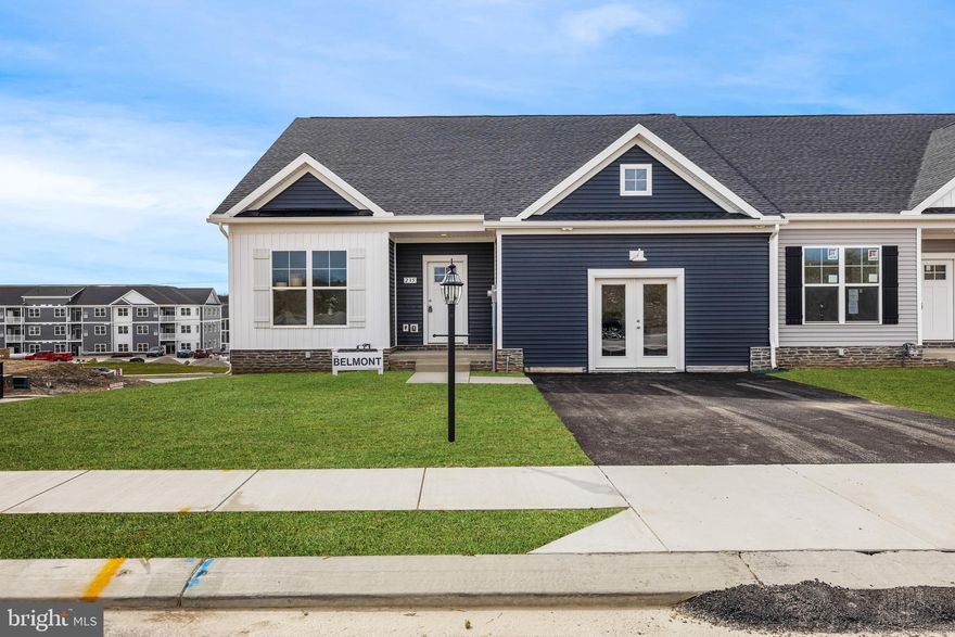 Limited availability for our sought after first floor luxury living at its best, END UNIT with a full basement. Belmont Ridge is nestled in the serene and scenic countryside of Hanover PA. Enjoying this low maintenance lifestyle will give you the opportunity to explore Hanover’s varied culinary culture, abundance of shopping , community theatre, Codorus State Park offering boating, swimming, fishing and much more ! The home boasts an open concept lifestyle including 3 bedrooms, 2 full baths including a luxury owner on suite, and an oversized 2 car garage.  With a full unfinished basement, the additional 1,470 sq ft has endless possibilities! 
Build lasting relationships in a community of only 81 homes. *All photos are of a similar model*