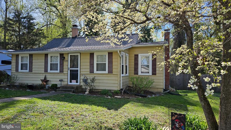 Beach cottage in a small, private, Chesapeake front community with bay access.  This community is tucked along the shore of The Chesapeake Bay.  The cottage has a fireplace that adds to its charm.  Plentiful driveway parking and a yard with a treed view. Chesapeake Beach boasts lots of activities within a reasonable commute to DC, Virginia and PAX River Naval base.