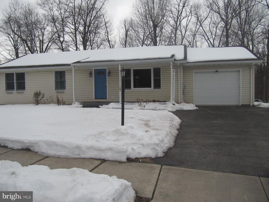 Home sold as is, seller will do no repairs.   Are you looking for a 1 story home?  This home offers 3 bedrooms, 1.5 baths, open kitchen, nice size living room,  screened in back porch all on .42 acres.    Public water and Sewer, CAC , nice front porch round out the  features of this home.    Located just off of Route 30, home is close to schools, banks and shopping with an ease commute to Historic Gettysburg or York, Pa.  Do not wait too long!!!  Home will not last long.   Home needs some TLC.  
Basement and garage heated with propane.  Unknown ownership of propane tank.