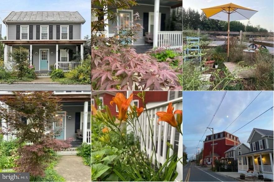 Welcome to this charming and updated farmhouse-style home in the heart of Woodsboro. Originally built in 1900 and fully renovated in 2016, this property beautifully blends classic character with modern updates. Throughout the home, you'll find updated flooring, fresh paint, recessed lighting, and energy-efficient systems including a newer HVAC heat pump, washer and dryer and a brand new water heater. The insulation, siding, windows, roof, electrical, and plumbing have all been updated, giving peace of mind and move-in ready confidence.  Offering 3 bedrooms and 2 full bathrooms, this sun filled home features an open main level with a spacious living and dining area, a well-appointed kitchen, and a convenient main-level laundry and mudroom. Outside, enjoy the welcoming front porch, rear deck, and fenced rear yard with a storage shed—perfect for relaxing or entertaining. The property also has a well established garden including multiple berry bushes, perennials, native species, and wildflowers, and a ready to go chicken coop /run approved through the town for up to 5 chickens. Sitting on a 0.12-acre lot with both residential and commercial zoning, this home offers added flexibility for work-from-home needs or future business potential. Located just minutes from local parks, commuter routes, and highly rated Frederick County schools, this home is a rare find in a quaint small-town setting—no HOA and full of charm!