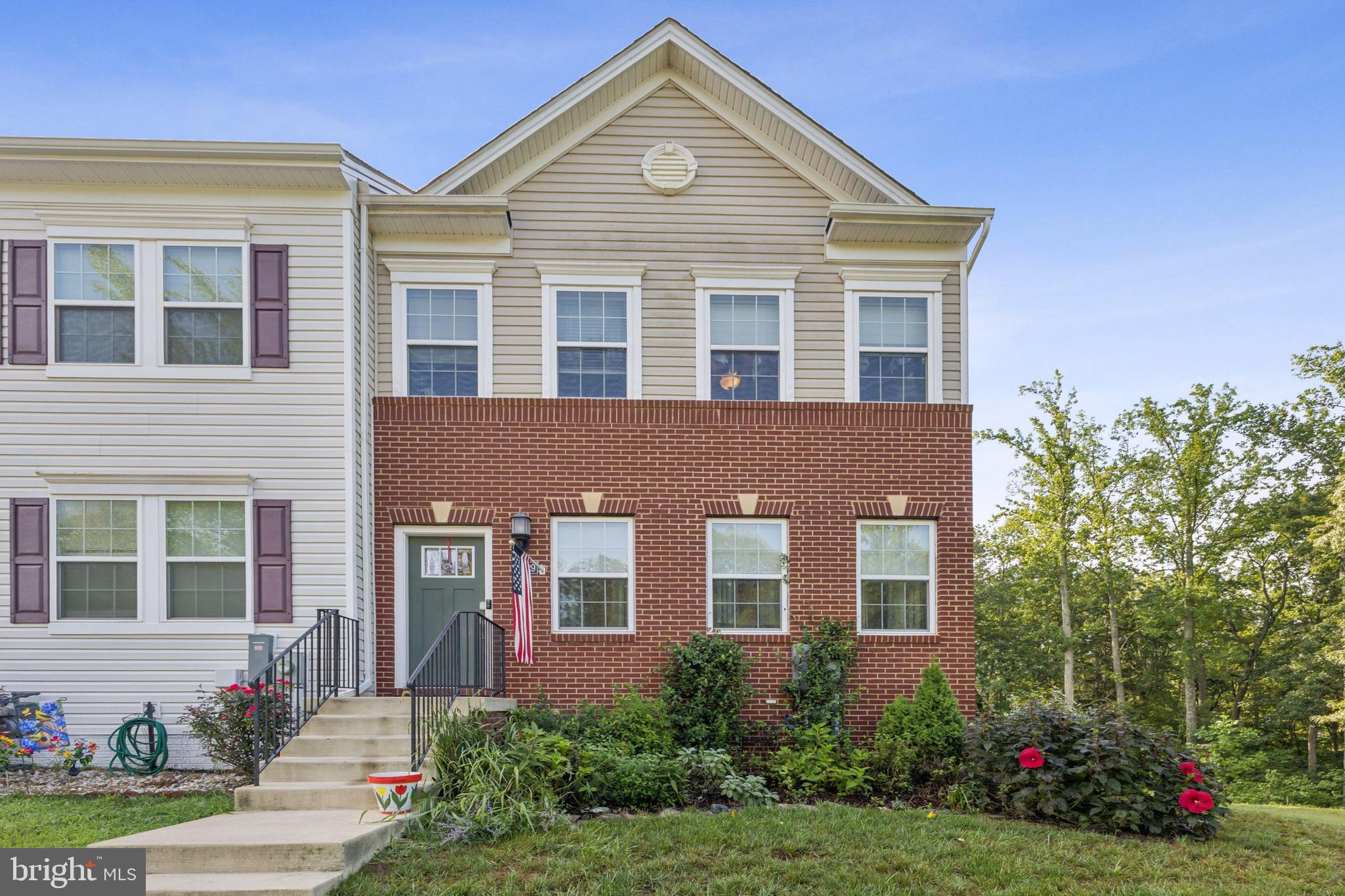Luxury Living in Style describes this stunning end unit townhome in a premium location close to schools, shopping, restaurants and commuter routes in California, Maryland. This beautifully maintained 3-level end-unit townhome offers 2,548 square feet of stylish, superb living space including a fully finished basement. With 3 spacious bedrooms, 3 full bathrooms, and a convenient half bath, there’s room for everyone to live, work, and relax in comfort. Step inside to find fresh paint, newer carpet, luxury vinyl plank flooring, and custom blinds throughout. The heart of the home is the expansive gourmet kitchen featuring a massive island, rich stunning cabinetry, a gas stove, and a brand-new KitchenAid refrigerator—perfect for cooking and entertaining. The Primary bedroom features a huge walk-in closet and the convenience of the upstairs laundry area just outside the door! Relax and enjoy peaceful outdoor living on the spacious Trex deck that backs to serene woods. AND…the oversized common area side yard—with no neighbors—adds extra privacy and space rarely found in townhome living. The finished basement boasts a third full bathroom and endless possibilities as the two additional spacious rooms would be ideal for a guest suite, home office, gym, or media room. Located in The Woods at Myrtle Point, a sought-after community featuring sidewalks, a community pool, clubhouse and playgrounds. AND…So close to Myrtle Point Park and Solomons Island! Enjoy scenic surroundings while being just minutes from shopping, dining, and Pax River Naval Air Station. This is the one you’ve been waiting for—luxury, space, and privacy all in one perfect package!