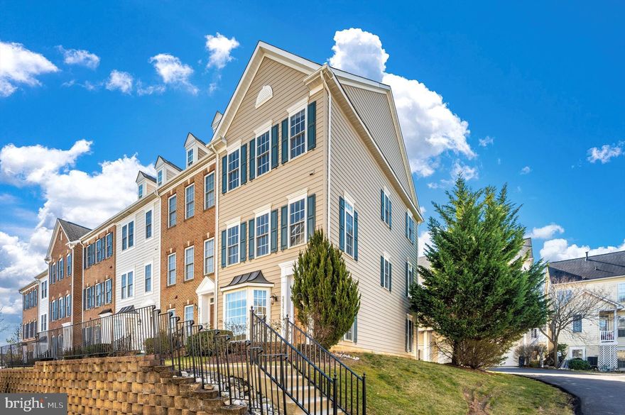 Nestled within the sought-after Clarksburg Ridge community, this stunning end unit townhouse exudes timeless elegance. Flooded with natural lights, its airy and expansive open floor plan spans three levels, offering a harmonious blend of comfort and sophistication. Boasting three bedrooms, two full bathrooms, and two half bathrooms, along with the convenience of a two-car garage, this home seamlessly caters to modern living requirements. Delightful touches such as crown molding, exquisite wood flooring, and brand new carpets adorn the interior, adding a touch of refinement to every space. Additionally, the entry-level rec room offers versatility, serving as a space for multiple purposes such as a home office, craft room, or even a possible guest room, enhanced by the convenience of a half bath. The kitchen is featuring granite countertops, stainless steel appliances, a spacious island, and a built-in desk perfect for casual dining. Retreat to the luxurious owner's suite, complete with a vaulted ceiling, a generous walk-in closet, and a spa-like en-suite bathroom featuring a separate shower and soaking tub. Step outside onto the expansive deck directly accessible from the kitchen, offering an ideal setting for outdoor entertaining or simply enjoying the serene surroundings. With easy access to the highway, Clarksburg outlet mall, shops, and restaurants, this home offers the perfect blend of comfort, convenience, and sophistication for modern living. Easy access to the highway, Clarksburg outlet mall, shops & Restaurants."