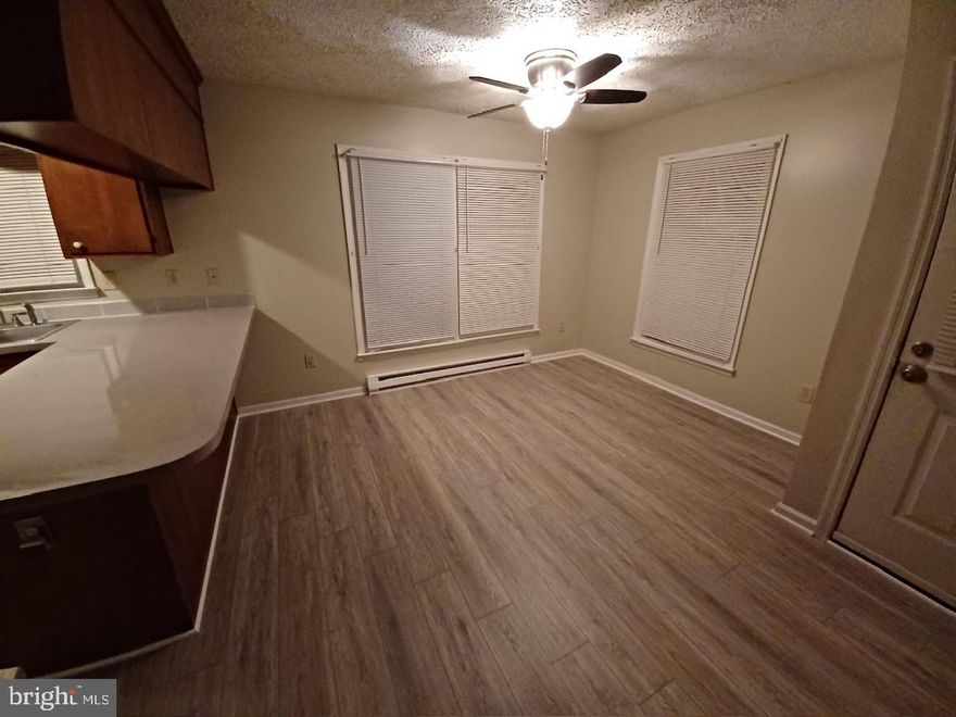 This home is on the South end of Hagerstown, minutes from The Prime Outlets, Valley Mall, I-70, and I-81. 
The main level has a spacious kitchen with a breakfast-eat-in counter, dining area, living room, and half bath. The second level has three bedrooms and a full bath. This partially finished basement is ideal for storage and has connections for your washer and dryer. New flooring and windows throughout. Off-street parking.
A 12-month lease with a security deposit equivalent to one month's rent is available. Smoking or vaping indoors is prohibited. The tenant pays for all utilities: electricity, water, trash, and sewer. The tenant is responsible for lawn maintenance, mowing, snow removal, etc. A small pet (under 30 lbs.) may be considered with a non-refundable deposit and monthly pet rent. Ideal tenant requirements include reasonable credit, a good payment history with no failure-to-pay history, a satisfactory background check, and income source verification.