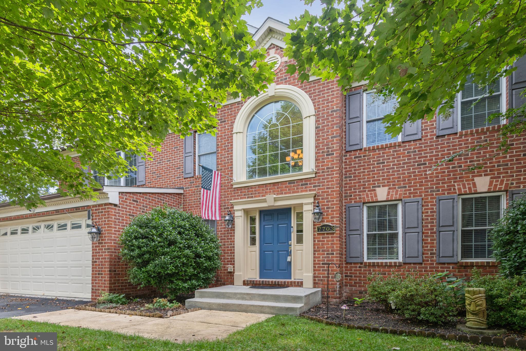 Exquisitely maintained 4-bed, 2.5-bath colonial home with over 4,300 sq ft on a sprawling 0.9 acre corner lot in the pristine Brasswood Estates. Step into an impressive two-story foyer with beautiful refinished hardwood flooring (2023) and tons of natural light throughout. The expansive chef’s kitchen boasts elegant wooded cabinetry, granite countertops, stainless steel appliances, recessed lighting, and island with bar seating - perfect for savoring your morning coffee while enjoying the peaceful rear yard views through the generous slider door. Cozy up by the gas fireplace in the family room or entertain guests in the formal living room and dining room adjacent to the kitchen. Conveniently located powder room on main level. When ready to unwind, head upstairs to the spacious owner's suite features two large walk-in closets and a luxurious spa-like ensuite bath with dual vanity, tiled stand-up shower and corner soaking tub with tranquil elevated greenspace views. Three additional bedrooms and full bath with dual sink vanity and tub/shower combo complete the upper level. Fully renovated lower level rec room (2021) with walk-up access, and bonus storage room is bound to impress, providing abundant space for creating a home theater for cozy movie nights or for hosting friends and family. Plenty of outdoor entertaining options in the expansive rear yard with sprinkler system and newly paved patio (2022). Host an epic summer BBQ and watch kids and pets play in the large fully fenced rear yard with tree-lined views, including a large historic tree providing an abundance of shade. Attached two-car garage plus driveway offers off-street parking for up to 4 cars. Enjoy peace of mind with American Home Shield Home Warranty transferable to buyer, plus HVAC recently serviced (2023). Several walking trails within the community lead to Severn-Danza Park with tennis courts, soccer field, basketball courts, baseball fields and BMX track, plus WB&A Trail nearby. Ideally located near BWI Airport, Fort Meade and several shopping and dining options. Don’t miss this rare find!
