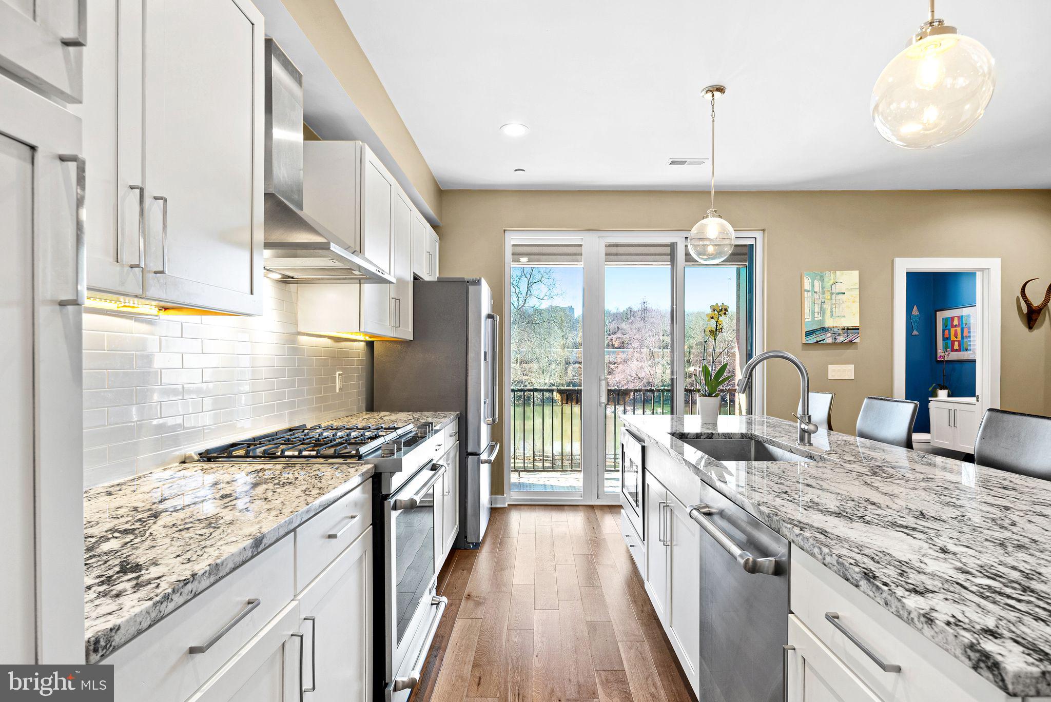 Can’t decide between the convenience of city living or the tranquility of a home surrounded by trees with beautiful river views? With 4451 River Ridge Court, you don’t have to choose: two car gated and attached garage parking (and a third guest spot in front of your garage); unobstructed river views from every level of the home (but it’s *not* in a flood zone!); main floor powder room; ensuite bathrooms for each of the three bedrooms; FOUR outdoor spaces (including a spacious roofdeck); almost five FULL years left on the ten year tax abatement; upstairs laundry room; Primary Suite with dual walkin closets, a wetbar, and sitting area; a second floor office nook; high end appliances and finishes throughout…this is the one you've been waiting for. And the location is incredible. Enjoy all the benefits of city living while being surrounded by beautiful nature, just steps from the walking and biking trails along the Schuylkill River and Kelly Drive. Schedule your showing today!