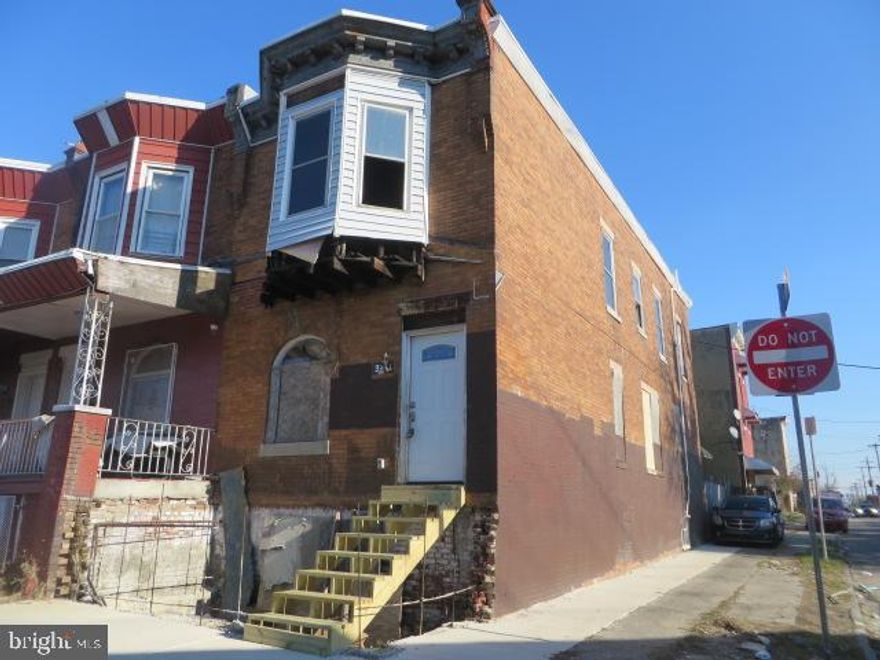 Large, two story, corner end of row property located at the corner of 22nd and Westmoreland Sts. Tremendous rental potential. Ready for rehab. Conveniently located close to Allegheny and Hunting Park Aves. Property being sold strictly As Is.