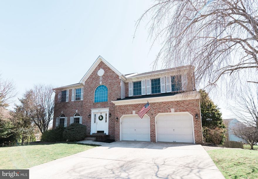 Standing tall and proud, this 4 bedroom brick colonial is located on a cul-de-sac and features and inground pool.  Walk-in to hardwood floors, a 2 story foyer, and renovated kitchen that opens to large family room.  Upper level features 4 bedrooms, laundry, new carpet, and a beautiful master bath overlooking backyard.  Basement is unfinished and ready for your designs, it walks out to fenced backyard and your summer oasis!
