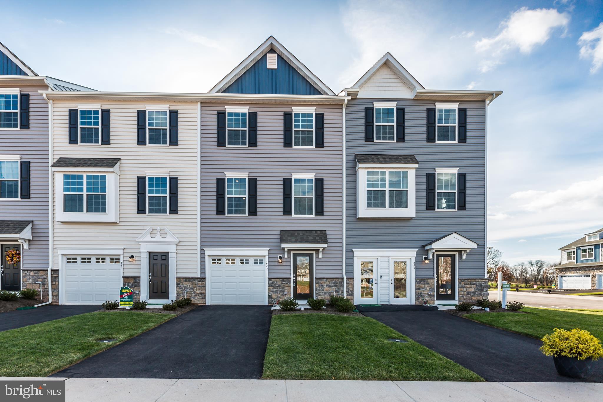 Immediate Deliveries Available NOW for 2020! Start fresh NOW in a 100% Brand New Lexington model, loaded with a generous Builders Package for complete Luxury Living in the popular Enclave at Ridgewood in the Spring-ford School District. This Lexington model has it all   an amazing Kitchen with 42" Sarsaparilla Cabinetry with soft close drawers, Granite Countertops, Stainless Appliance Package, including Refrigerator and 5 burner gas  range, plus Extended Kitchen Island with plenty of room for fun gatherings. Enjoy an open concept living space graced with wide plank hardwood throughout. The sunny slider in the dining area opens to large composite deck. Upstairs the roomy owners suite boasts a walk-in closet plus second closet, and tile bathroom with double sink vanity and tile surround shower. The upper laundry comes with a washer and dryer installed!  The main floor features a family room with half bath and slider walk-out. Enclave at Ridgewood is located in the Spring-ford School District and convenient to all local shopping. Get to the Target shopping center in just minutes through NO traffic lights! Take back your weekends with grass cutting and landscaping done for you, plus your new low maintenance home comes with extensive 1, 2 and 10 year warranties with local, responsive customer service! The Enclave at Ridgewood is nestled in a beautiful natural setting bordering 88 acres of township open space, future parks and walking trails. Future amenities will include a Tot Lot, Covered Pavilion for parties and picnics, Bocce Court, and Trail. The new Villa Series is now selling  from our new Sales Office and model home in the community at 300 Ridgewood Drive. OPEN 7 DAYS A WEEK 11:00-5:00 PM. Visit today! Disclaimer: photos used in this listing are from the Newport model home. Come see this beautifully finished home today!