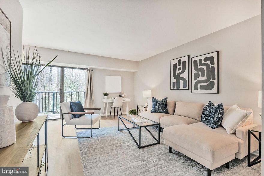 OFFER DEADLINE - 7:30 SUNDAY.  So much to love here!  Spacious 3 bedroom unit with balcony backing to trees and walking/biking trail. Beautifully Renovated Condo in Reston's Shadowood Community!

Step into your worry-free new home featuring luxury vinyl plank (LVP) flooring throughout and a fresh coat of paint. Enjoy the ease of cooking in your brand-new range and dishwasher, complemented by a newer refrigerator. Laundry day is a breeze with the full-size stacking washer and dryer. Recent upgrades also include a new HVAC system, shower door, and closet doors.

The Shadowood Community offers ample amenities for stress-free living. Your monthly condo fee covers electricity, heating, air conditioning, on-site management, maintenance, water, sewer, and trash/recycling services. Additionally, the annual Reston Association fee provides access to swimming pools, tennis courts, tot lots, miles of trails, and much more.

Parking is convenient with one assigned space and an additional unassigned spot. Located just two miles from Reston Town Center and Weihle Metro stations, this home is perfect for commuters and anyone seeking convenience paired with Reston’s charm.  
Professional pics will be posted on Friday 2/21