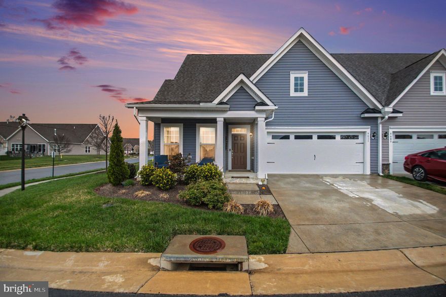 Welcome to 6611 Golden Pheasant Run, a beautifully maintained end-unit home in a sought after active adult community in Fredericksburg! Perfectly positioned directly across from the community clubhouse and pool, this home offers both convenience and lifestyle.

This charming residence features 2 spacious bedrooms and 2 full bathrooms, thoughtfully designed for comfortable one level living. The bright and open floor plan is ideal for both everyday living and entertaining, with abundant natural light enhanced by its desirable end-unit location.

The well-appointed kitchen flows seamlessly into the living and dining areas, creating a warm and inviting atmosphere. The primary suite offers a private retreat with an en-suite bath, while the second bedroom provides flexibility for guests, a home office, or hobbies.

Additional highlights include a 2-car garage, ample storage, and low-maintenance living—perfect for those looking to enjoy all the benefits of an active adult lifestyle without the upkeep.

Enjoy easy access to community amenities just steps from your front door, including the clubhouse and pool, making it effortless to stay active and connected.

Don’t miss this opportunity to own a prime end-unit in one of Fredericksburg’s premier adult communities!