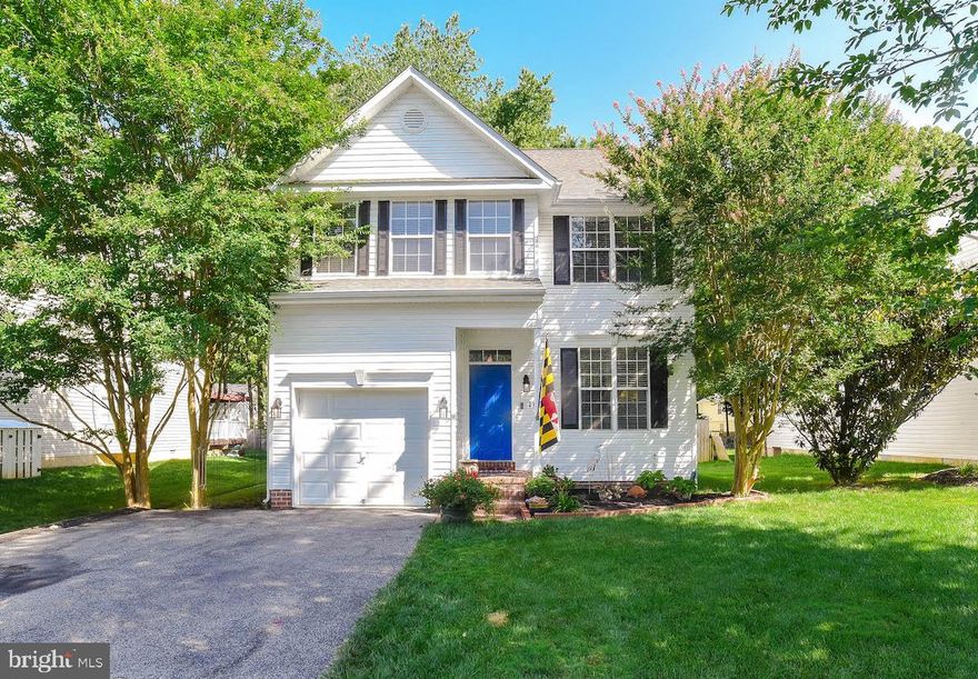 Welcome Home!!!! This 4BR 2.5BA is one you don't want to miss! Make your way through the front door to gleaming hardwood floors and spacious open floor plan... perfect for entertaining! The first floor features a large family room with fireplace,  kitchen with slate stainless appliances (less than two years old!!), breakfast/table area, powder room, AND a seperate office/den... Upper level boasts 4 nice size bedrooms...including a master suite with walk in closets, attached bath w/soak tub, sep shower & dual sinks. Laundry conveniently located on BR level making doing laundry so much easier! Enjoy summer nights on the back deck overlooking a fully fenced rear yard. This one is going to be gone before you know it....don't wait to schedule it!