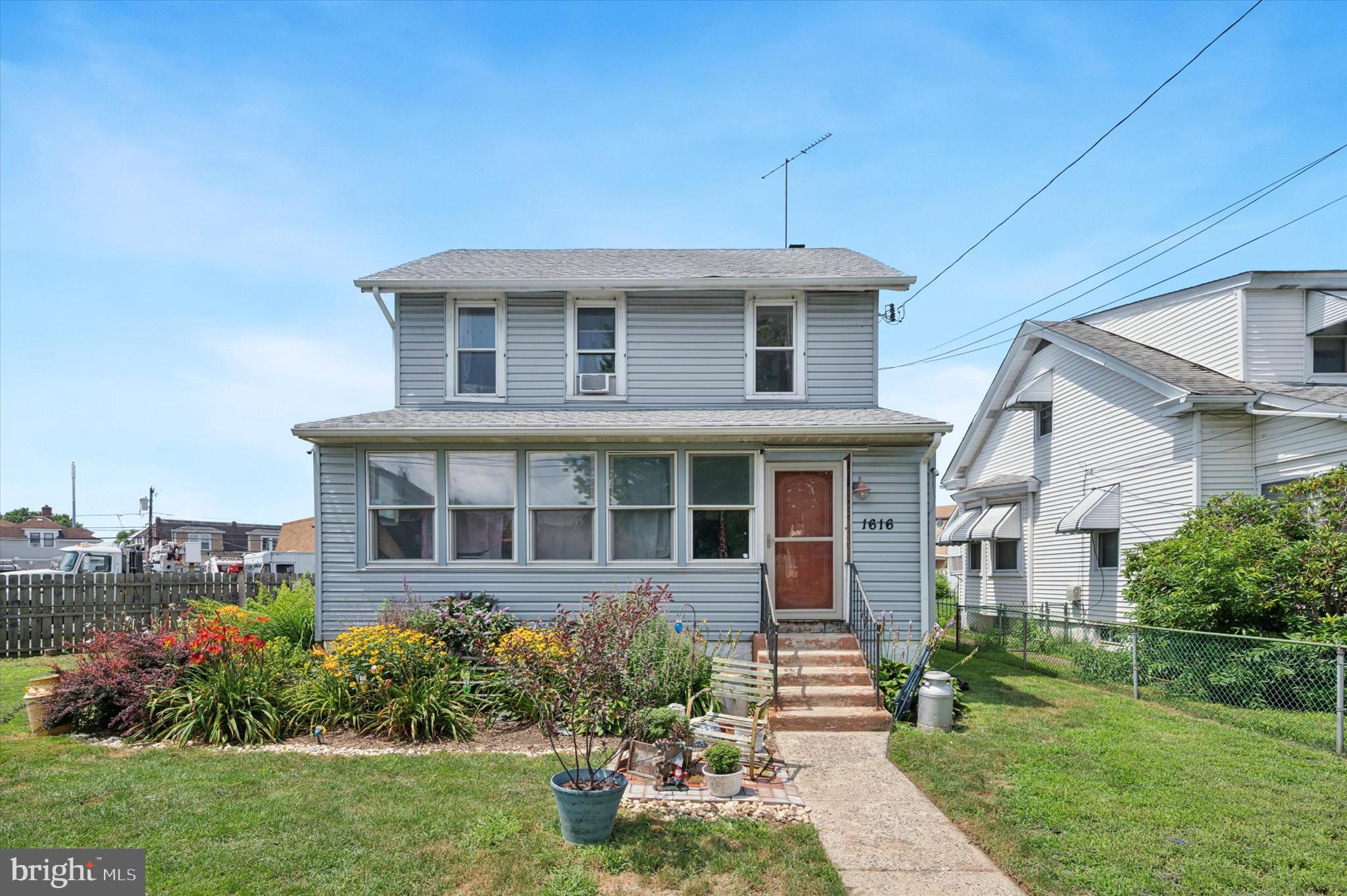 This detached single-family home sits on nearly a quarter-acre lot on a desirable street in Linwood. Inside, you'll find a functional layout with a spacious living room, a formal dining room with a bay window, and a kitchen that opens to the backyard. A full bathroom is also located on the main level for added convenience. Upstairs, you'll find multiple bedrooms, a second full bath, and a walk-up insulated attic—ideal for storage or potential future use as an office or bonus room. Additional features include a fenced-in yard with plenty of space to relax, garden, or play, and a basement with its own exterior entrance and a half bath. This home offers a great opportunity for someone ready to add their own touches and make it their own.