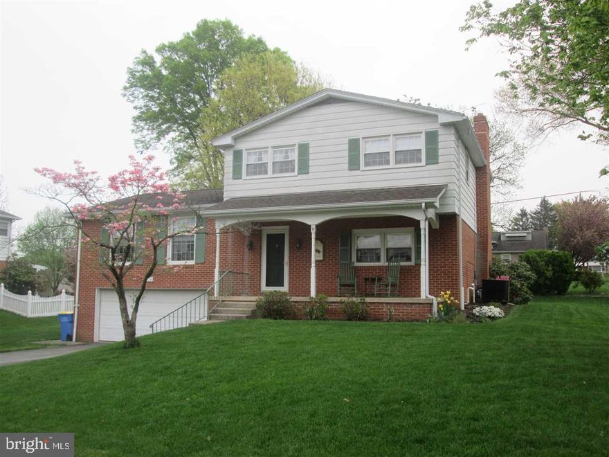 Lovingly maintained since 1968! One owner Brick split-level in Haines Acres. 4 bdrms w/ 2.5 baths. Eat-in kitchen & separate dining room. 1st flr laundry. 2 car garage with room for workbench/storage. Fireplaces in Family Rm & lower level Den. Hardwood floors protected by wall to wall carpet for decades. Nice level yard. Ideal location within walking distance to schools & churches. York Suburban. Estate Sale. Sold as-is. Home warranty incld.