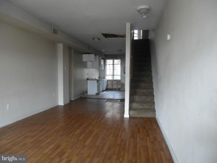 Wonderful opportunity to own this all brick porchfront rowhome in Baltimore City.  Enjoy nice room sizes, wood floors, and eat in kitchen.  Use the basement for added storage or finish off for additional space.  The rear yard is perfect for warm weather fun.  Just minutes from Downtown Baltimore!