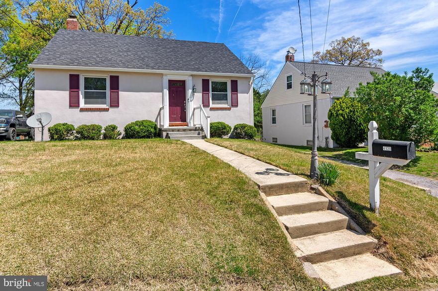 Welcome home to this completely updated 4-bedroom, 3 full bath Cape Cod, which blends classic style with modern comfort.  Step inside to the bright and inviting living room, featuring hardwood floors, crown molding and natural lighting that flows throughout the main level of home.  The beautiful kitchen is sure to impress with an ample amount of cabinetry and counter space, featuring granite counters, custom tile backsplash, recessed lighting, stainless steel appliances- gas range and a cozy breakfast nook.  Rear door off the kitchen leads you to expansive, level backyard perfect for all of your entertaining needs. Rear of home features patio area, firepit, storage shed and much more.   Main level of home features two bedrooms and a fully renovated full bathroom with ceramic tile flooring and custom wall to ceiling tile work that is sure to impress.  Upstairs you will find two additional bedrooms both generously sized and a full hallway bathroom with double vanity. Lower level of home provides an additional living room, full sized bedroom with closet, full bathroom and stairway leading to the backyard.   This home has just been painted and brand-new carpeting has been installed.   Why compromise with a townhouse when you can own this beautiful single-family home—offering more space, privacy, and value—all at an incredible price?
