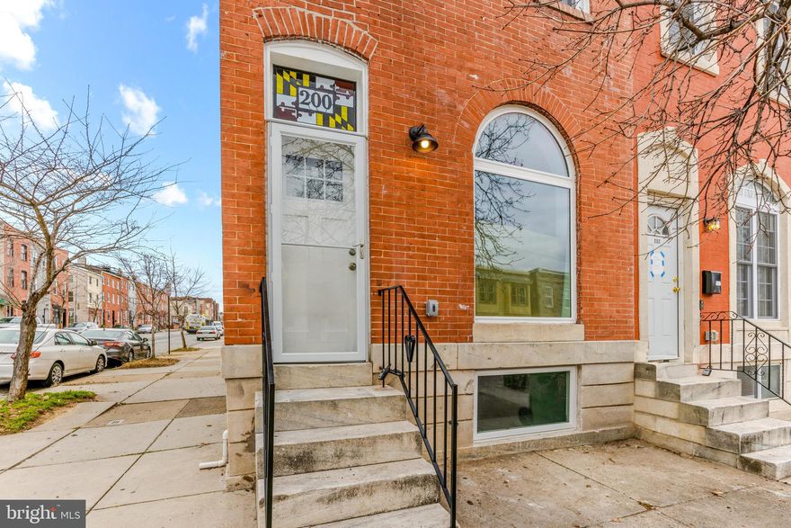 Welcome to 200 N Patterson Park Ave.  This 3 bedroom 3 bath home is a total renovation just 2 blocks north of Patterson Park.   This home features a large open kitchen with island, granite and stainless appliances.  The upper level features 2 nicely sized bedrooms including the primary bedroom with en-suite bath.  The primary bath includes a large ceramic shower and double vanity.  The lower level is fully finishing with bedroom and bath.  Along with all the great cosmetic features, the home has all new systems including plumbing, electric and HVAC.  Off-street parking pad tops off this wonderful home.