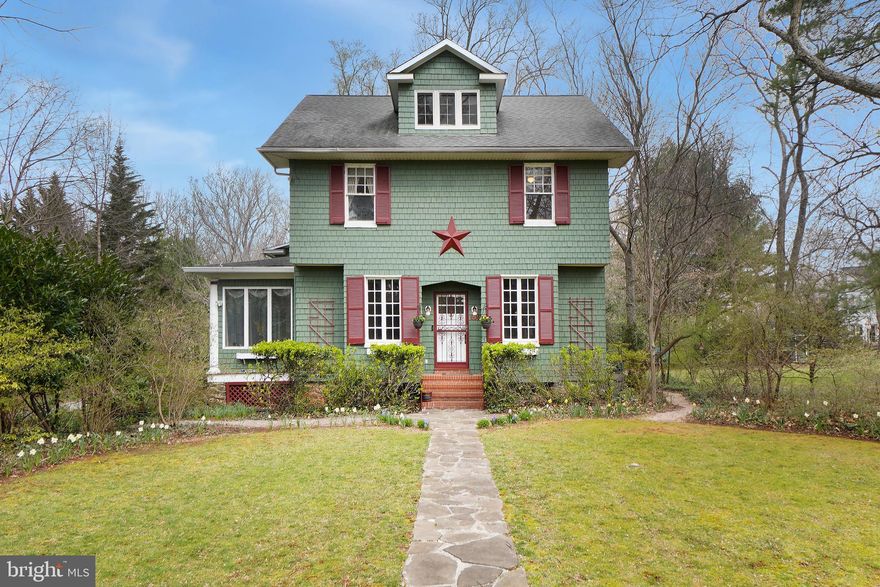 Located in the Historic Sudbrook Park of Baltimore County, this home built in 1900 freezes time, and invites you to live in a home with 4 fireplaces, crystal doorknobs, pocket doors and a kitchen door that swings both ways. The gleaming hardwood floors have been restored and shine like new. With 4,650 SQFT, the six bedrooms allow you to sleep a dozen or more for your next family reunion. The home shines for holiday parties with multiple mantles adorned and festive friends flitting about. The 800 sq ft great room with 20 ft ceilings can hold more than thirty party guests with ease. The attached sunporch is the perfect spot to enjoy your morning coffee. Three full bathrooms include one with a clawfoot tub. Should those be occupied, two additional half baths are available, one of which is a Jack & Jill between two bedrooms. With truly remarkable inside features, note the walls have been repainted, floors one, two and three. New carpet in bedrooms should fill you with glee.   All kitchen appliances have been replaced plus a new kitchen floor that was changed to gray barn-board tile.

With gorgeous external views and historic touches, the landscaping is breathtaking with hundreds or perhaps thousands of daffodils shouting out spring. The blazing forsythia compete with the pink, yellow, and white magnolias plus weeping birch and cherry trees. Hundreds of hosta will celebrate next with ferns a plenty, dancing with hellebores. Your pots and spades will have a  home of their own in the matching potting shed. The gazebo sports a new tin roof, a mermaid wind vane, with replaced screen & repainted. The 2 car garage is now equipped with outlets for power doors, should that be desired.  Extra parking up and down the long driveway can accommodate your party guests' more than 8 additional vehicles.

Note: 0.79 Acres is deeded with the home and an additional 0.303 Acres deeded separately. This 1.01-acre property is designated Certified Wildlife Habitat due to the waterfall in the rear third of an acre retreat and multiple nesting opportunities for a wide variety of songbirds. The firepit in the back warms the soul on a cool autumn eve.

You will not just be the owner of buildings, but rather a steward of a time gone by. A time of formal dining rooms with a grand chandelier and a glow from the fireplace. Come and take a look at this impressively well maintained home....Don't miss out! It is a PERFECT place for your family!