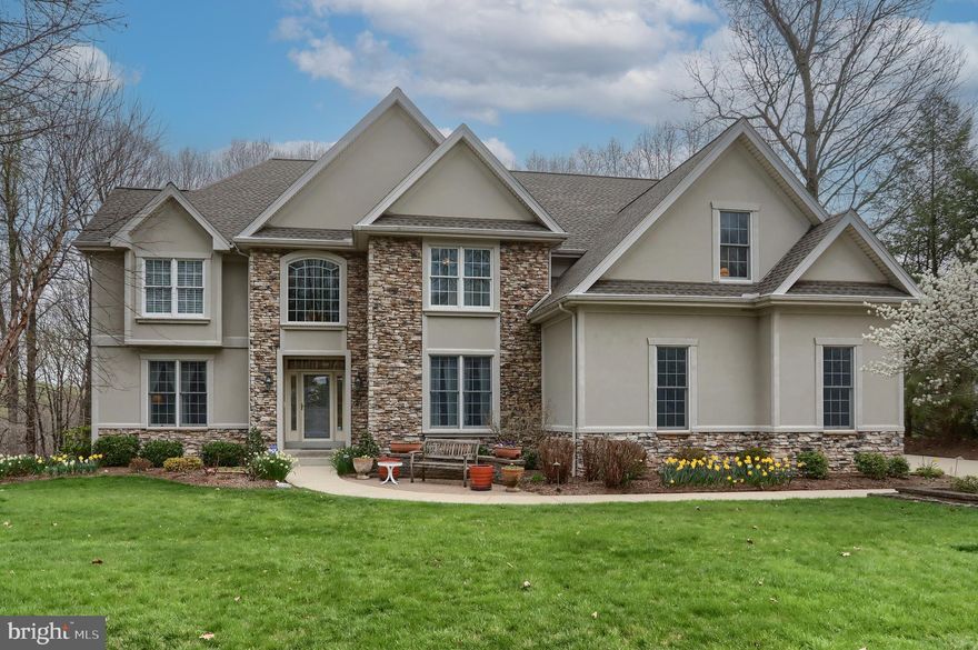 IF YOU DESIRE... Graceful living among beautiful surroundings you must see this stunning executive home offering 5745 square foot of living space. Nestled among the attractive development of Derry Woods, this professionally landscaped and impeccably maintained home offers some amazing features such as 5 bedrooms, 5 bathrooms, 2 story foyer, white oak floors,  1st floor laundry room equipped with folding table and laundry chute, an award winning designer kitchen with double ovens, farmhouse sink, quartzite countertops, and prep sink, spacious family room with vaulted ceiling and custom fireplace built from handmade Glenn-Gary bricks that can be wood burning or gas, and a separate staircase leading to the second floor.  The enormous primary bedroom with tray ceiling, his/hers walk-in closets, gas fireplace, and an award winning primary bathroom will guide you to a walk-out balcony overlooking 2.48 wooded acres. This home boasts custom window treatments with programmable blinds, 3 separate heating systems and central air conditioning, 3 car garage with additional storage areas on each side, a partially finished walk out basement with the 5th bedroom and bathroom, game room, media area, exercise room, and a 650 sq ft area for storage and workshop. If you don’t think that is enough, wait until you see the 400 sq ft screened in porch made of cedar and fir overlooking the backyard tranquil oasis that spotlights a heated 17x 29 ft in ground lagoon pool with waterfall spa. This home is located just down the road from Hershey Medical Center, Hershey area attractions, shopping, and major highways. Don’t miss out on the opportunity to make this home your dream home!