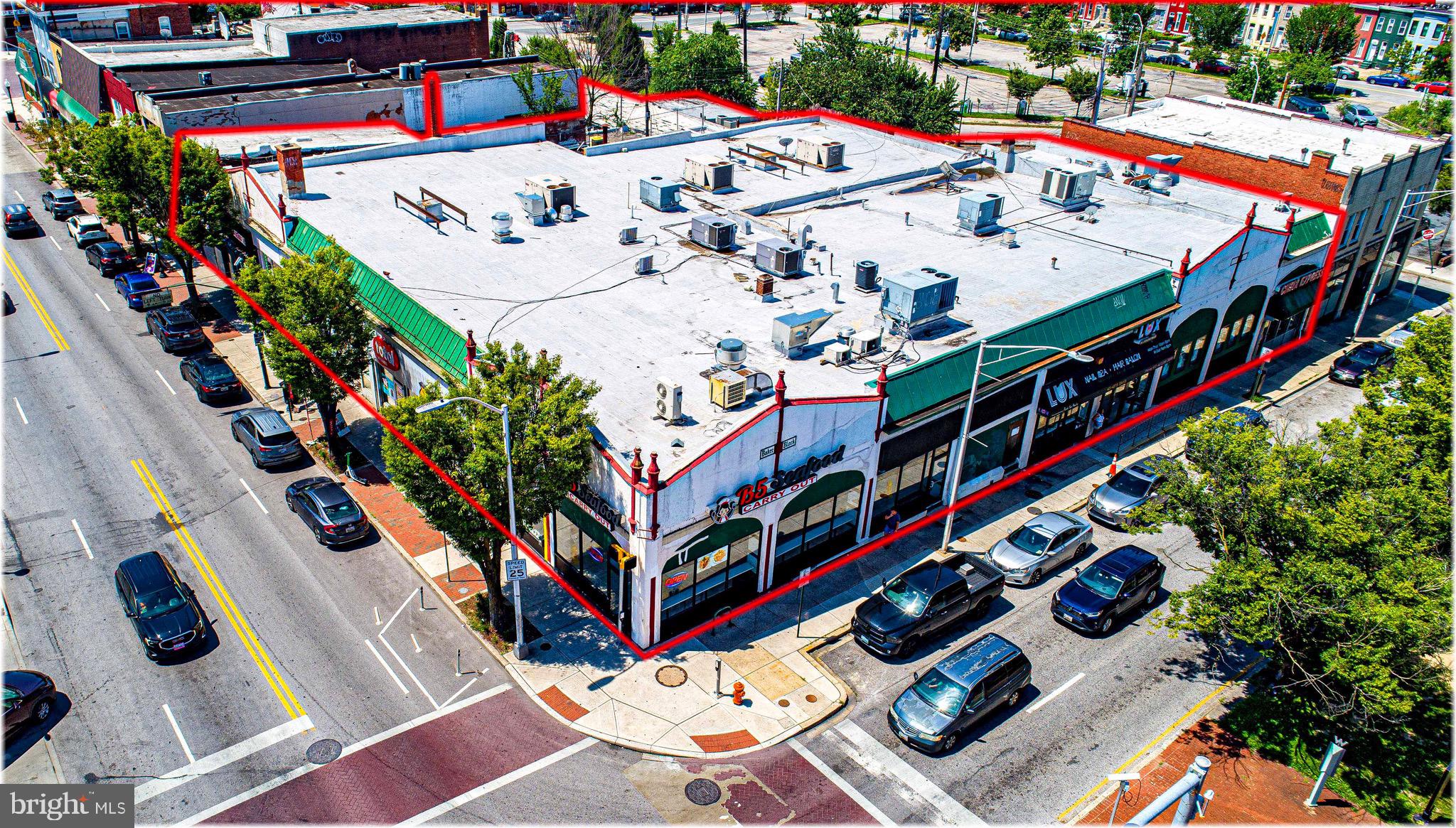 Located along the Greenmount Avenue and 33rd Street, this retail center boasts eight (8) retail and restaurant tenants with high visibility along Greenmount Avenue and 33rd Street. With 17,952+/- SF of leasable area on a 22,910 SF corner parcel, Waverly Shopping Center is poised to continue with significant potential rent growth.
These commercial properties are located approximately one block from Giant Food and near Johns Hopkins University, MedStar Union Memorial Hospital and surrounded by other successful neighborhood retail and restaurant businesses. On the weekends, you’ll find the farmers market, the spring music series and pop-up events in Waverly Commons, an open-air community space managed by Waverly Main Street.
The current tenants include Lux Nails, China Express, Quick Mart, Boost Mobile, B5 Seafood Carry-out, AD Smoke Shop, Sakura Teriyaki, and Kyngz Lounge.
In 2021, significant upgrades were made to the property, including roof replacement ($70,550), HVAC upgrades ($59,350), electrical upgrades ($20,550) as well as plumbing, framing, drywall and flooring improvements ($134,850+).
The scheduled gross rent and additional rent exceeds $453,000 with an annual NOI of $307,000+/-. Additional details about the leases and operations are available. Contact the listing agent for details.
This sale is subject to the approval of the US Bankruptcy Court, District of Maryland. Additional due diligence materials available after signing a Confidentiality Agreement. Contact Listing Agent for details.