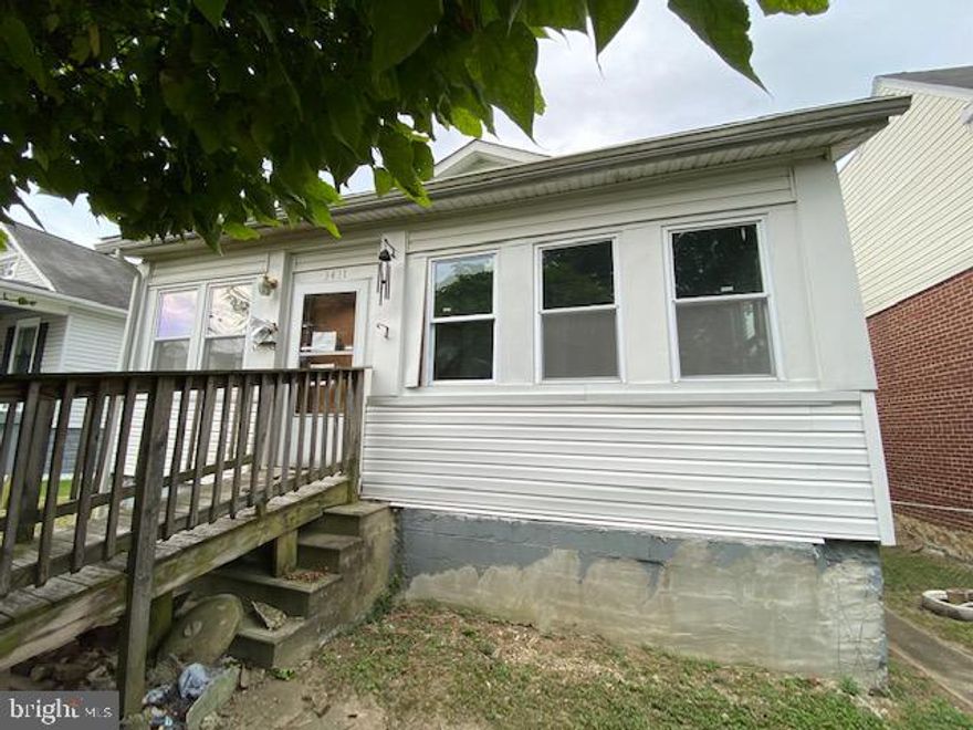 Reduced 5,500 and needs to be sold!! Investors delight!!! SFH with 3 br 2 ba, full basement, fenced rear yard with 1 car garage, in need of renovation but priced accordingly. Home is sold strictly as is.