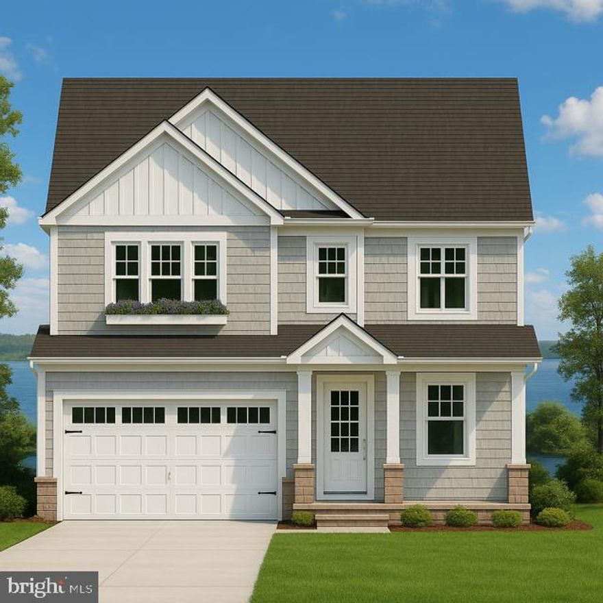 Experience the best of waterfront living with this new construction on the Magothy River, set on over a half-acre with expansive, stunning views and exceptional natural beauty. Enjoy effortless access to the Chesapeake Bay and a design that celebrates relaxed coastal elegance and refined comfort. An open-concept floor plan connects the gourmet kitchen, dining, and family room—all oriented to capture the breathtaking river views. The chef-inspired kitchen features quartz countertops, a spacious island, and a walk-in pantry, creating the perfect space for entertaining. The family room centers around a beautiful fireplace, offering warmth and sophistication against a backdrop of panoramic water vistas. Upstairs, the luxurious owner’s suite includes a private bath, walk-in closet, and serene views of the Magothy. The thoughtful two-story design includes an optional third-floor loft, a mudroom, and ample storage. Enjoy the community’s amenities, including a boat ramp, sandy beach, clubhouse, and playground. Customize the existing plans or bring your own—this is a rare opportunity to create your dream waterfront home where modern craftsmanship meets timeless coastal charm. Pictures are of existing house, the price reflects the new house with an unfinished basement