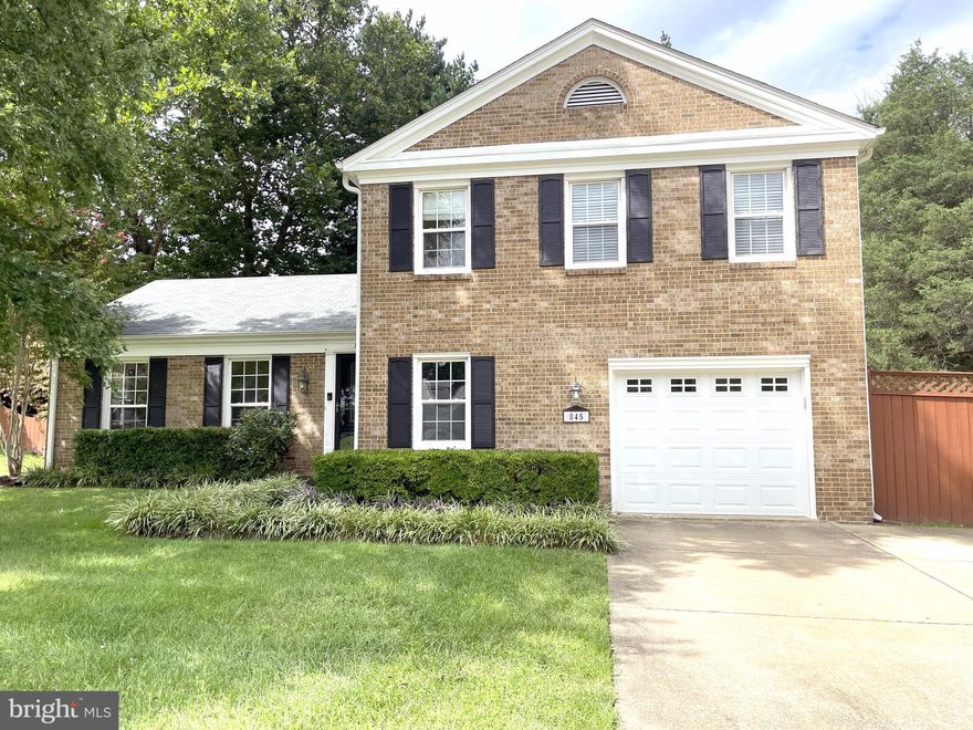 Beautiful 4 Bedroom 2.5 Bath 1 Car Garage Single Family Smart Home On 0.23 Acre Corner Lot On Double Cul-De-Sac In Quiet Neighborhood. Spacious Light Filled Living Room, Dining Room And Kitchen All With Laminate Wood Look Flooring. Kitchen Has NEW Refrigerator With Water Line, NEW Stove/Oven, And Granite Countertops. Oversized Family Room With Vaulted Ceilings, And Wood Burning Fireplace That Opens To Large Private Fenced Back Yard Oasis With New Deck And Stone Paver Area Perfect For A Firepit. NEW 2-Stage HVAC System. Smart Home Equipment Includes Schlage Encode Smart Deadbolt And Keypad, Ring Doorbell Camera, Chamberlain MyQ-Enabled Quiet-Open Smart Garage, Ecobee4 Smart Thermostat With 5 Temperature Sensors Across The House. A Central Wifi Access Point Under The Stairs For Best Coverage And Fast Gigabit Internet From Verizon Fios. Washer And Dryer Included With Home. On The Upper Level The Master Bedroom Has A Separate Dressing Area Outside The Bath Area. Two Additional Bedrooms With A Full Hall Bath. Bedroom 4 Is Located On The Main Level And Has Built In Cabinets With A Murphy Bed That Can Be Used As An Office. 1-Car Garage with Electric Vehicle Charging Outlet and Built-In Storage And Folding Workbench. Outside Shed Available For Use. Excellent Location That Is A One Mile Walk To Downtown Herndon And A Short Drive To Shopping, Dining And Commuting.   BEFORE APPLYING FOR THIS PROPERTY ASK YOUR REALTOR TO CONTACT THE LISTING AGENT TO GO OVER THE RENTAL APPLICATION REQUIREMENTS. THE NON-REFUNDABLE RENTAL APPLICATION FEE IS $50.00 PER PERSON OVER 18 YEARS OF AGE. 700 VANTAGE 3.0 IS THE MINIMUM CREDIT SCORE REQUIRED FOR ALL APPLICANTS. OWNERS IS LOOKING FOR A 12 MONTH LEASE.