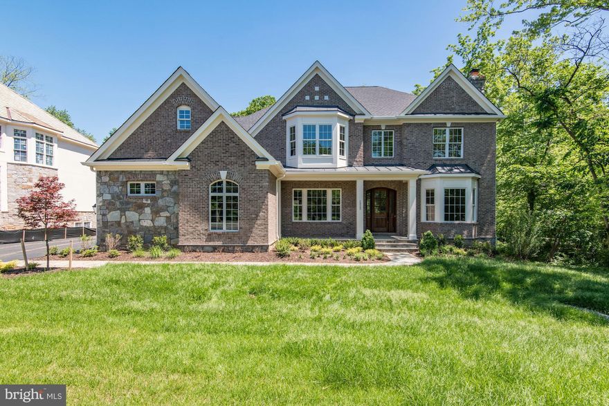 JUST COMPLETED MAY 2018. Minutes to D.C. & downtown McLean. Beautiful new construction by Novella Homes.Three beautifully finished levels with open floor plan. Exquisite moldings & fixtures. 10' ceilings throughout main level. Gorgeous white gourmet kitchen opens to family room & sun room. All bedrooms w/private baths. Spacious finished LL.  Deck overlooks wonderful private yard. Three car garage.