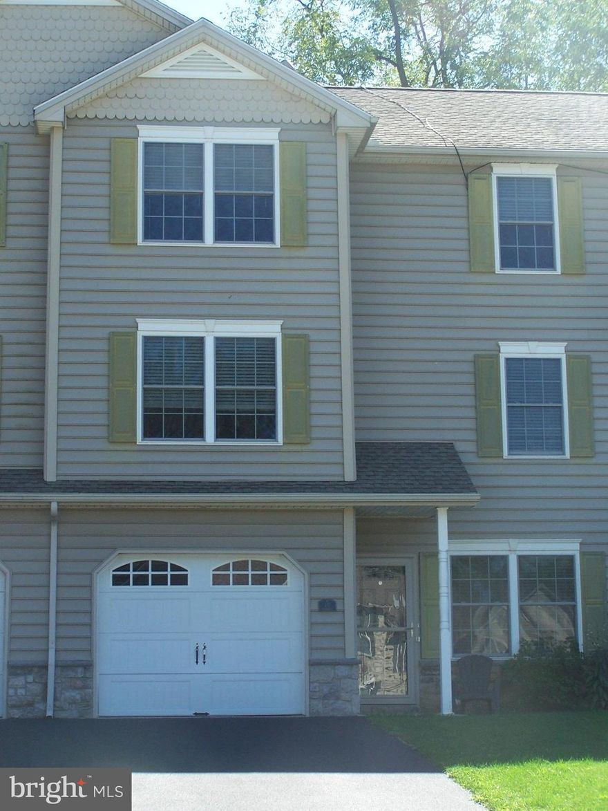 Looking for a newer townhome that is convenient to the high school, Dickinson College, Central PA Youth Ballet, and downtown Carlisle then check out this 3 bedroom, 3 bath townhome on quite Luke Lane. Enjoy the family room on the main entry floor. nice kitchen with all the appliances and dining area combination. LR and bedroom/den and full bath with laundry on first floor. 2nd floor offer large master bedroom, walk-in closet and master bath. 2nd or 3rd bedroom and bath also on this floor. Enjoy the patio to the rear with the trees to the rear. No need to park on the street with the one car attached garage. Call today to schedule your showing. Immediate possession available.