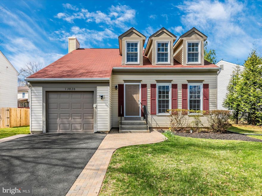 Welcome to this beautifully updated 3BR/3.5BA SFH with 1-car garage in the desirable Potomac Ridge community, within the nationally top-ranked Wootton HS District! This light-filled home features a dramatic 2-story foyer and living room with soaring ceilings and walls of windows and skylights that flood the space with natural light. The main level boasts cherry hardwood floors (2016), fresh designer paint (2025), and brand-new chandeliers in the dining and breakfast areas. The remodeled kitchen (2018–2019) offers timeless cabinetry, granite counters, and stainless steel KitchenAid appliances. Off the family room with wood-burning fireplace, step out to a 400+ sq. ft. deck (2021) overlooking a flat, private backyard—perfect for relaxing or entertaining. Upstairs includes a spacious primary suite, two additional bedrooms, and 2 updated full baths (2017). The finished full basement offers a large rec room, full bath, and oversized bonus room—ideal for guest space, gym, or office—with new Berber carpet (2025). Additional upgrades include roof (2019), HVAC (2015), new driveway and front pathway (2023), and low HOA. Enjoy nearby trails, parks, and tennis courts, with easy access to I-270, I-370, ICC, shopping, and dining. Hurry! This one has it all and is move-in ready!
