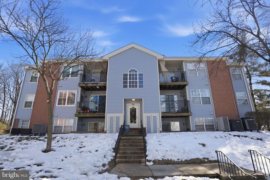 Welcome home to your own piece of Cromwell Fountain community! When you walk into this condo, you'll be struck by how much natural light comes in, brightening up the living room and dining area. Pass through the sliding door to take in that sunshine as you sip your morning coffee and take in the tree-lined view on the balcony, where you'll have room for a cute bistro table set and enjoy storage space in your private utility closet. Inside, the galley-style kitchen offers plenty of counter space with an included bar height table and stools and updated appliances. The spacious primary bedroom features two closets and an abundance of light, while the guest bedroom next door is perfect for visitors or even an in-home office for remote workers! Just down the hallway, the full bathroom rounds out the condo.  The condo has carpet throughout and new LG washer/dryer set. Want a condo lifestyle without committing to walking up flights of stairs? This unit is only 8 steps from the building's entrance! The building also boasts brand new siding. Living in the Cromwell Fountain community means you'll never get bored: you'll have access to a large outdoor pool, playgrounds, tennis courts, and walking trails! Plus, there are endless shopping and dining options just around the corner! Commuters will love being right off of Ritchie Hwy, I-695, and I-97, as well as easy access to Baltimore and Annapolis. Schedule a showing ASAP, and get ready for the condo life!