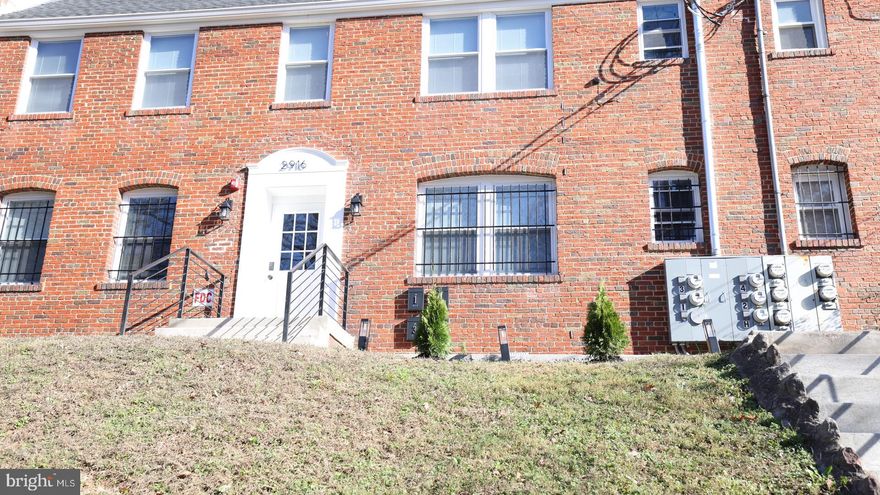 Full gut renovation down to the studs — new electrical, plumbing, framing & more
4 units total | 3 currently occupied with reliable tenants in place
Spacious 4-bedroom unit — ideal for an owner-occupant or premium rental
Classic all-brick exterior with updated entry, chevron-tiled landing & modern railings
Separately metered electric | Zoned R-3
Located in DC's 20032 zip — one of the most affordable and fast-appreciating areas in the city

Seller Concessions Available — Less out of pocket for the buyer at closing. Ask listing agent for details.
Situated minutes from Congress Heights Metro (Green Line), Joint Base Anacostia-Bolling, Anacostia Park, and the Entertainment & Sports Arena. Zoned for King Elementary, Charles Hart Middle School, and Ballou High School — all within the same zip code.
Opportunities like this don't last. Schedule your showing today!