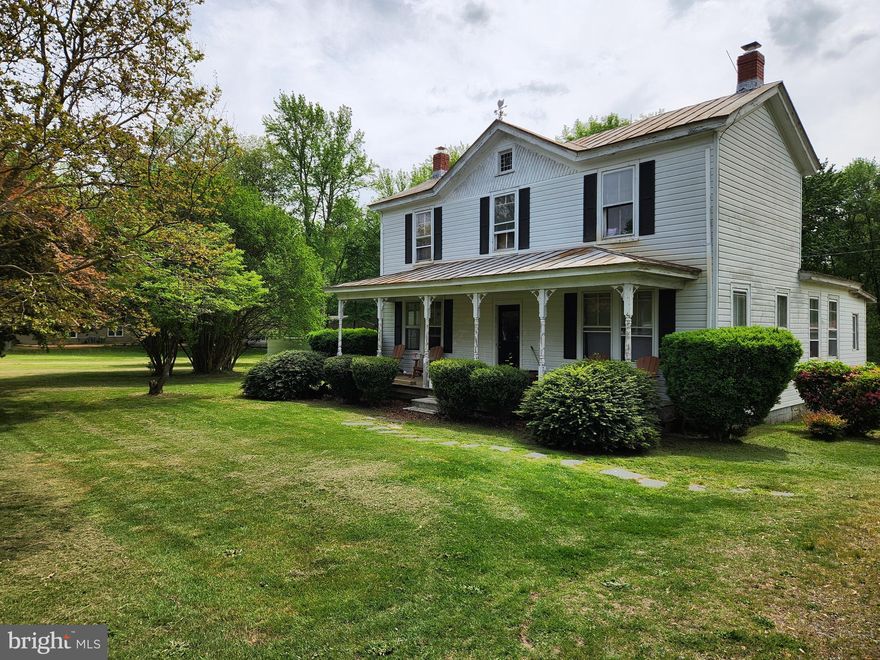 A 1900s Farmhouse updated in 2017; this home brings back memories of a forgotten time with Big, Wide, Open rooms, Original Hardwood Floors, a Nice Rocking Chair front porch, and a huge backyard. Upon entry, you are welcomed into the foyer, which has multiple rooms coming off the main hallway. Solid Wood Staircase, wide plank flooring throughout, Living Room, Family Room, Main Level Bedroom, Full Bathroom, Updated Kitchen with Granite Counters, Updated Cabinets and Appliances, Lighting and Breakfast/Dining Area, Big Walk-In Pantry with Shelving, Upstairs 2 Large Bedrooms, Center Hall and Space for 2nd Bathroom for future expansion. Newer Electric HVAC downstairs, Window Units/Baseboard Heat up, endless possibilities. Huge back-enclosed porch with laundry room and storage. Backyard with (3) Large Sheds for extra storage, a BIG above-ground pool for loads of people to enjoy (pool & equipment remains), and an Ingenious Backyard Metal/Wood Privacy Fence, a VERY Neat Idea! Home is being SOLD AS-IS - All Inspections are for INFORMATIONAL PURPOSES ONLY-SELLERS WILL DO NO REPAIRS!