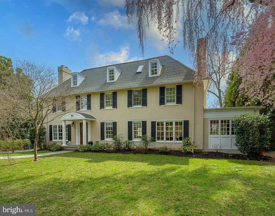 This home is on one of the most desired streets in Wynnewood.   Located in a highly walkable area, residents can enjoy the neighborhood's leafy streets or stroll to nearby Trader Joe’s, Ardmore Farmer’s Market, Wynnewood Shopping Center and Whole Foods Market. The shops and stores of Suburban Square and Narberth’s Town Center are the same distance.  Rail commuters can walk to SEPTA’s Wynnewood station in just seven minutes.
This 6 bedroom, 3 ½ bath home has been meticulously maintained and upgraded by the current owners to blend its original authentic charm with the needs of today’s lifestyle. It’s rear facing southern exposure streams bright sunlight throughout the day.  Shortly after it was purchased the owners went to work updating the entire house and enclosing a porch, which increased the usable living space to approximately 4,500 sq ft. Improvements were also made to this home’s systems.  Two zone high velocity central air conditioning was installed along with radiant floor heating in the kitchen, mudroom and half bath.  New baseboard radiators were installed in several rooms from the first floor to the third. Thirty-three new higher efficiency windows and three exterior doors were installed to increase heating and cooling efficiency. These improvements were made concurrent with complete renovations of the island kitchen, breakfast room, office, family room, mudroom powder room and two bathrooms.  These renovations provided the opportunity to add convenience items like a second-floor laundry, linen closet, new walk-in closets, built-in shelving and a finished attic.  System upgrades continued with a conversion from oil to natural gas heat in 2013, and the primary bath was completely renovated just this past year.
The home’s exterior was not overlooked during this process. Extensive hardscaping including new walkways, driveway with cobblestone edging, privacy fence, new front and rear porches and rear patio with a sitting wall were added.  Power lines and CATV cables were converted from overhead wires to underground cables.  Landscaping was upgraded with perennials and flowering ornamental trees to complement the mature trees on the property.  
This home is a prime example of how a classic Main Line property can be updated without sacrificing its original character. Don't miss out on the opportunity to own this beautiful home in Lower Merion’s award winning School District that allows a choice between Lower Merion and Harriton High Schools.  Showings begin at 2:00 PM on Friday, April 14th.