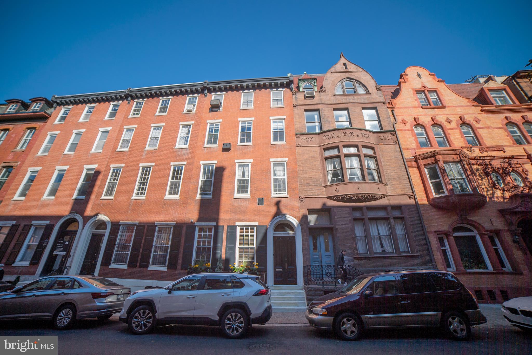 Updated one bedroom, one and a half bathroom apartment just a block from Rittenhouse Square Park. This unit features high ceilings, beautiful built in shelving, and granite countertops. Ornamental fireplace and accent lighting. Washer and dryer in unit, mini-split system that provides heating & air conditioning. Just steps away from many shops and restaurants on 20th St. Short walk to University City, Penn, Drexel, CHOP, and the Hospital of the University of Pennsylvania. Tenant pays for gas and electricity. Note: This unit also has a private entrance at 1926 Manning Street and can be entered either through the main building on Spruce or through the private entrance for just this unit on Manning.