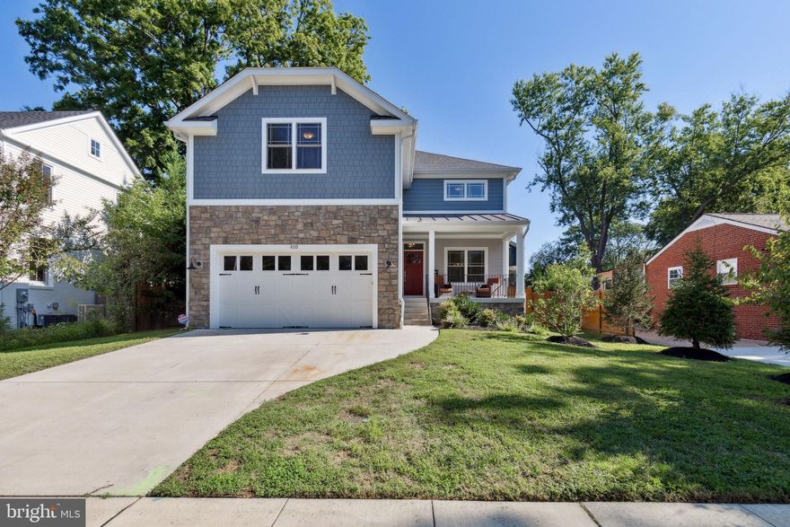 Seller says "assume my VA loan at 2.75 and save thousands...."Luxurious Living awaits you in your next Falls Church City home at 410 Sherrow Ave. Freshly built in 2019 by Omni Metro Homes, no expense was spared in the construction of this home. Top-of-the-line finishes typify this craftsman including fine granite, coffered ceilings, wainscotting, chair guard molding, and ceiling molding. Quality finishes meet a logical open floor plan featuring a gourmet kitchen, generous living and family rooms, large bedrooms, and expansive closets. Did I mention the large Trex deck and backyard? How about all of the basement storage? Add in world-class schools, Falls Church dining and bars, and close proximity to everywhere in the DMV and you have a winning combination. Your dream house awaits. Ask for a showing today.