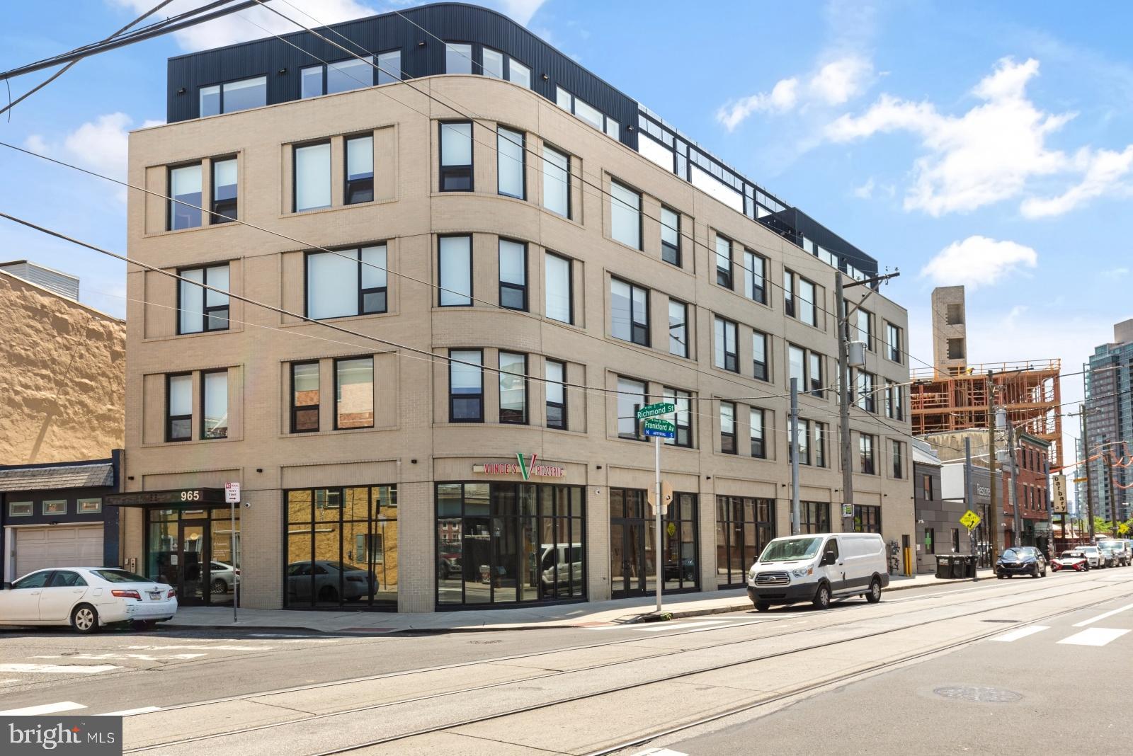 Available Early May | Leasing Special: 1 month FREE on a 13-month lease! Gross rent is $1,825/month, net effective rent is $1,685/month.
Welcome to 965 Frankford Ave! This chic building features an elevator for easy access and offers a comfortable living experience. Inside, you'll enjoy the convenience of central air, elegant wood floors, and stylish recessed lighting throughout. Experience open floor plans that maximize space and natural light, seamlessly connecting the living and dining areas. The kitchens combine style and functionality with modern fixtures and stainless steel appliances. Bathrooms are thoughtfully designed with sleek vanities, medicine cabinets, and contemporary finishes. The sizable bedroom offers plenty of space and abundant natural light, offering a bright and comfortable retreat. Enjoy the building's inviting common areas, including a rooftop deck and a versatile flex space with comfortable couches, tables, and a kitchen. Additional amenities include basement storage and a welcoming entry lounge area.
Lease Terms:
Generally, 1st month, 12th month, and 1 month security deposit due at, or prior to, lease signing. Other terms may be required by Landlord. $55 application fee per applicant. Pets are conditional on owner's approval and may require an additional fee and/or monthly pet rent, if accepted. (Generally, $250/pet one time fee plus $25 per month pet rent). Tenants responsible for: electricity, cable, water, and a $50/month amenity fee (includes amenity spaces, 1 storage locker, and building-wide wifi access). Landlord Requirements: Applicants to make 3x the monthly rent in verifiable net income, credit history to be considered (i.e. no active collections), no evictions within the past 4 years, and must have a verifiable rental history with on-time rental payments. Exceptions to this criteria may exist under the law and will be considered.
