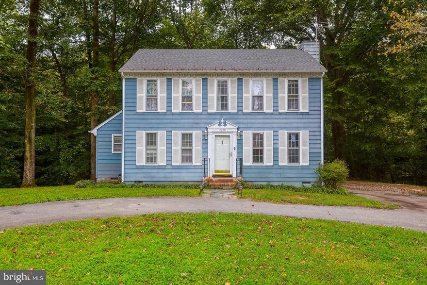 This spacious 2-story Colonial in Prince George boasts ample room and tranquility, situated on a generously sized secluded lot within the charming Beechwood Manor community. This inviting home features a cozy living room adorned with a fireplace, creating a warm and welcoming ambiance. A sizable recreation room, just a step down from the living room, offers sliding glass doors that open up to a delightful patio area, perfect for outdoor gatherings. The well-appointed eat-in kitchen is equipped with modern amenities, including a dishwasher, stove, and refrigerator, making meal preparation a breeze. Additionally, the formal dining room, complete with a closet, can serve as a versatile 4th bedroom if the need arises, conveniently located on the first floor. Ample parking is available, including a convenient circular paved driveway that ensures easy access and space for multiple vehicles. This charming home offers both comfort and practicality, making it a wonderful place to call home in the heart of Prince George.