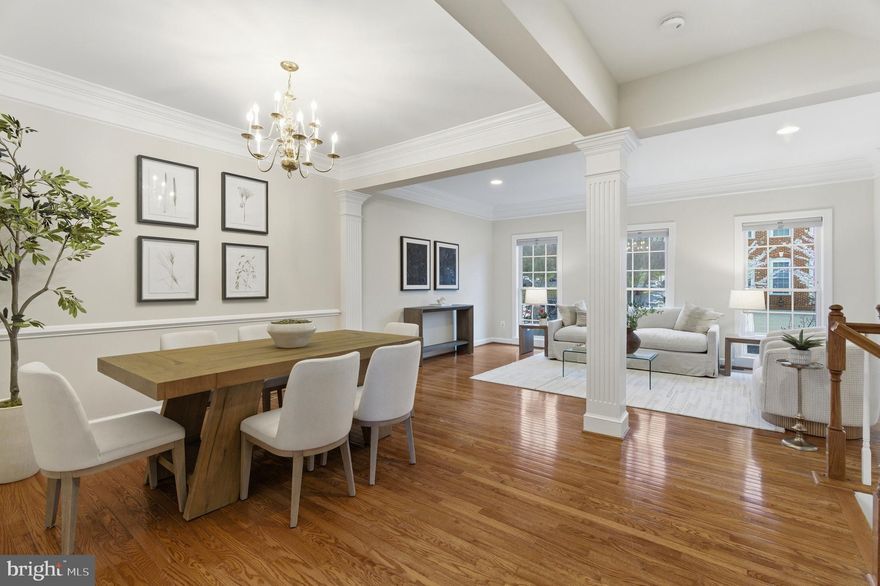 Welcome to 8002 Samuel Wallis Street in Lorton, VA! This Stunning brick front  NV Built townhome with a 4ft bump-out combines comfort and modern appeal with its spacious design and thoughtful features. Step inside to discover a welcoming atmosphere across three levels. This home offers 3 spacious bedrooms 2 full & 2 half bath, perfect for families or those who love a bit of extra space. The gourmet kitchen is a standout, equipped with sleek stainless steel appliances(2022) and a huge Island, making meal prep a breeze. The open-concept layout flows seamlessly into the living and dining areas, Gleaming hardwood floors, creating an inviting space for relaxation or entertaining guests. Upstairs, the owner's suite is a true retreat with a walk-in closet and an en-suite bathroom with a double sink vanity. Downstairs, the versatile recreation room is perfect for hobbies or movie nights and has brand new LVP Flooring. Brand New Carpet on Upper Bedroom Level& Carpet runners on stairs, Whole house freshly painted, New Window Treatments (2025), Washer & Dryer (2025), New Light Fixtures.  Convenience is key with this location, as you're just moments away from shopping centers, Lorton Car Wash and the popular dining spot, Glory Days. Plus, you have easy access to 95N & 95S. Enjoy the community amenities, including tot lots, basketball courts, swimming pools, ideal for unwinding on warm summer days. Don’t miss out on making this charming townhome your own.