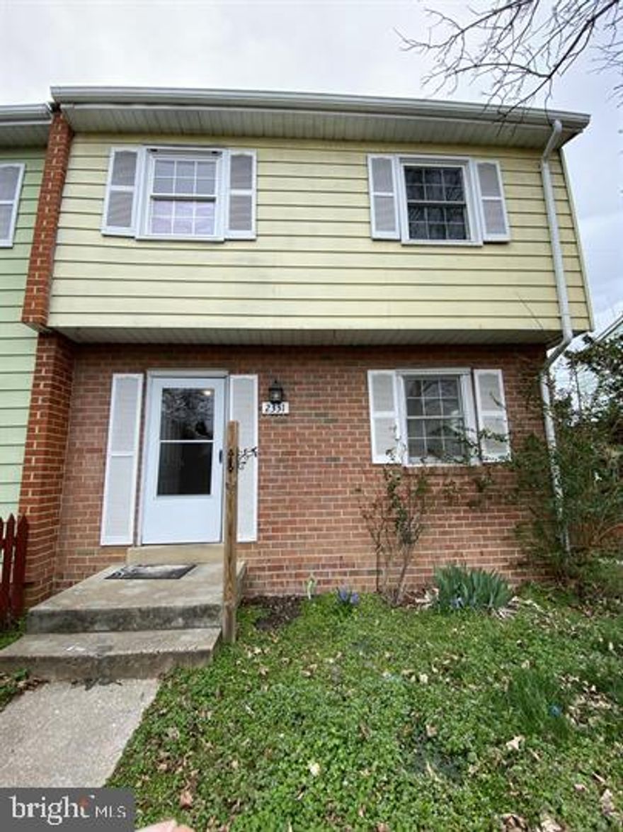 This spacious three-level end-unit townhouse offers plenty of room and a practical layout. The main level features a large living room and dining area, while the partially finished basement includes a recreation room, a laundry area with hookups, and additional storage space. The basement also features Luxury Vinyl Plank flooring and provides a convenient walkout to the fenced backyard, complete with a patio that's great for everyday outdoor use. Upstairs, you'll find three comfortable bedrooms and a full bathroom. A convenient powder room is located on the main level.

Located in Dumfries, this home places you within easy reach of Quantico, I-95, Route 1, and nearby shopping and dining options. It offers a functional layout with plenty of space for comfortable living and everyday convenience.

**Photos Coming Soon.

**Fireplace for decorative purposes only.

------------------------------------------------------------------------------------------------------------------------------------
CREDIT: All Credit Considered
PETS: Yes, case-by-case.
PET FEE: $450/pet non-refundable fee
VOUCHERS: Housing Choice Vouchers accepted
UTILITIES: Tenant Pays All
APPLICATION FEE: $65 per applicant
SECURITY DEPOSIT:  Minimum One month's rent (Please note that in certain cases, a double deposit may be required)
RESIDENT BENEFIT PACKAGE: $25/month
LEASING FEE:  $125 One time due with Move-in Funds.