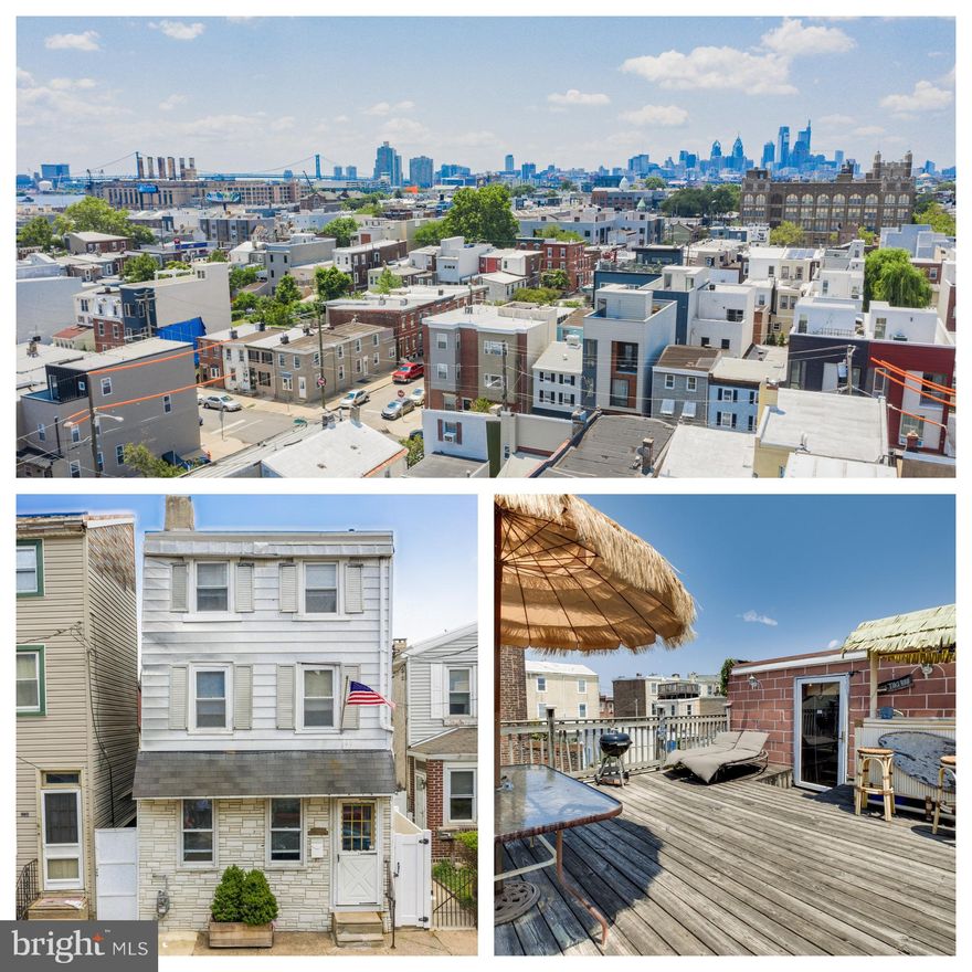 Do NOT miss out on this one of a kind opportunity in ultra desirable FISHTOWN section of Philadelphia.  Massive street to street property includes primary residence with 3 bedrooms and 1 bathroom. Also, included is detached secondary property that features Multi car garage parking with 1 bedroom and 1/2 bath studio efficiency on second story, complete with rooftop deck! Bring your very own creative flair and turn this home into an immaculate urban paradise.