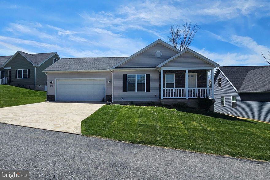 Come tour this affordable home in Boalsburg, located within the highly desirable State College Area School District. This charming ranch-style residence showcases solid hardwood flooring throughout the main living areas, including the great room, kitchen, dining space, and hallways—creating a warm and inviting first impression. The well-appointed kitchen features painted maple cabinetry, granite countertops, a single-bowl undermount sink, stainless steel appliances, and a spacious island—perfect for both everyday living and entertaining. The adjacent eat-in dining area flows seamlessly into the great room, offering an open-concept layout that’s ideal for gatherings and modern living. Down the hallway, you’ll find two comfortable bedrooms and a full bathroom, perfect for family members or guests. Tucked away at the rear of the home is the private primary suite, complete with a generous walk-in closet and an en-suite bathroom featuring a 5-foot shower. Additional highlights include a convenient laundry area, attic storage, and an oversized two-car garage that opens to a relaxing outdoor patio—perfect for enjoying quiet evenings or hosting friends. Situated in the Boalsburg area, this home offers an easy commute—just 10 minutes to downtown State College and Penn State, and under 30 minutes to Lewistown. Please note: This property is being sold as-is, and interior photos are from a previous listing and have been virtually staged.
