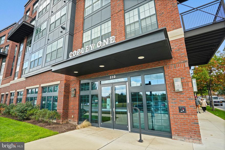 Gorgeous, completely ready-to-move-into, modern condo with 1 bedroom and 1 full bathroom, at the heart of Downtown Crown. Condo includes 2 DEEDED PARKING SPACES ─ space #31 (in the secured garage) and space #159 (on Insley Pl, next to the building). Low condo fee of only $297/month. South facing unit, so plenty of natural light across the day.  Open floor plan which transitions comfortably from kitchen to living room to private balcony. Chef's kitchen includes quartz countertops, high-end cabinets and appliances, and an extensive tiled backsplash. Spacious bathroom features a 2-sink vanity and a sizable walk-in closet. HVAC and high efficiency Rinnai tankless hot water heater both only 6 years old.  Building includes a beautiful, inviting courtyard with seating, tables, a grill area and large outdoor fireplace for all residents to enjoy (accessed from the 2nd floor elevator stop; be sure to check it out) plus secured garage, bicycle storage, lobby, elevators, and package delivery. Building is also entirely non-smokng. Residents can use the free shuttle to/from the Shady Grove Metro Station, and can join The Retreat ─ Downtown Crown's amenity center with large pool, tennis courts and clubhouse. Best of all, the condo is situated in perhaps the ideal location in Downtown Crown ─ only 1 block from Harris Teeter, Starbucks, LA Fitness, Crown Beer & Wine, Sweetgreen and over 40 other restaurants and retail establishments, plus inviting outdoor spaces. Overall, this is a wonderful opportunity to make this condo ─ with the unbeatable lifestyle and convenience it provides ─ your home!