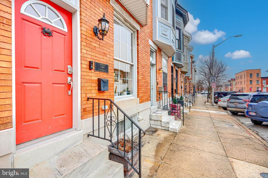 Welcome to a premier Canton location offering oversized off-street parking and stunning skyline and harbor views from the private roof deck. Inside, you’ll find tall ceilings, warm wood floors, and a light-filled open layout flowing into a spacious kitchen with abundant storage, pantry, and an oversized island perfect for gathering. Upstairs features two generously sized bedrooms, including a front ensuite with a custom wardrobe system. The lower level offers rare full-height ceilings, a large entertaining area, and rear storage/laundry room - easily adaptable as a third bedroom, guest suite, or home office. Recent smart-home and security upgrades add modern convenience and value. Enjoy exceptional walkability to Patterson Park, the waterfront, dining, and shopping. If location, space, and views matter - this one delivers.