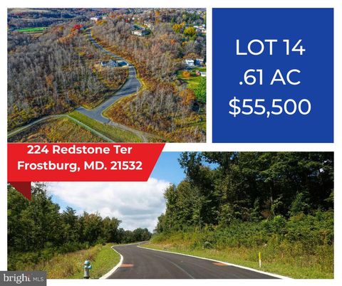 Vacant Land For Sale - 224 Redstone Terrace<br/> FROSTBURG, MD 21532