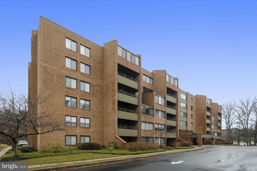 A traditional spacious condo, situated in a quiet secluded area in Towson amidst other well known condo buildings, yet walkable to many of Towson's amenities. With a balcony and large master bedroom, this property gets plenty of light thanks to its many large windows overlooking the Towson area. A large kitchen and dining area will accommodate any number of guests, with a spacious foyer to add.  Newer systems, Freshly painted throughout, new carpet. Shows well. Info on schools provided by BCPS website and should be verified by buyer directly. Easy to show and move right in. See virtual tour.
